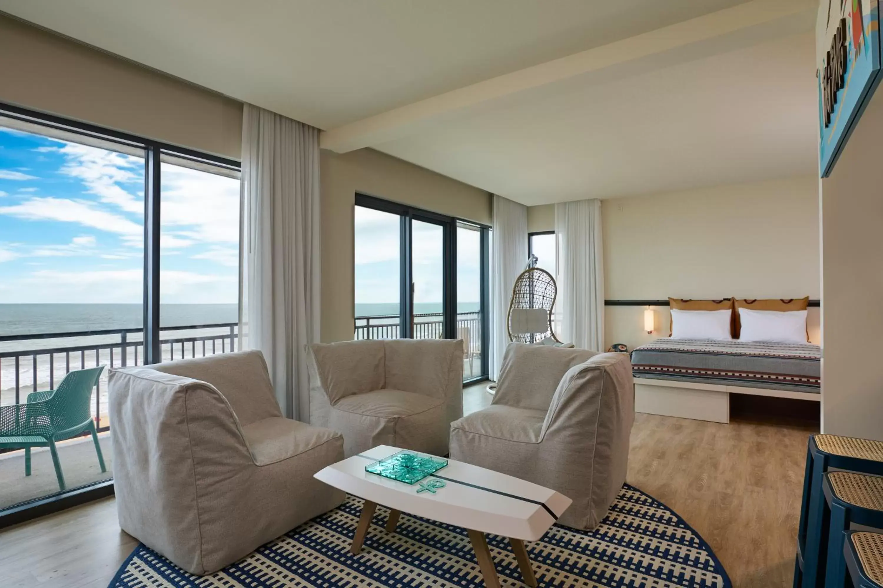 Seating Area in Moxy Virginia Beach Oceanfront