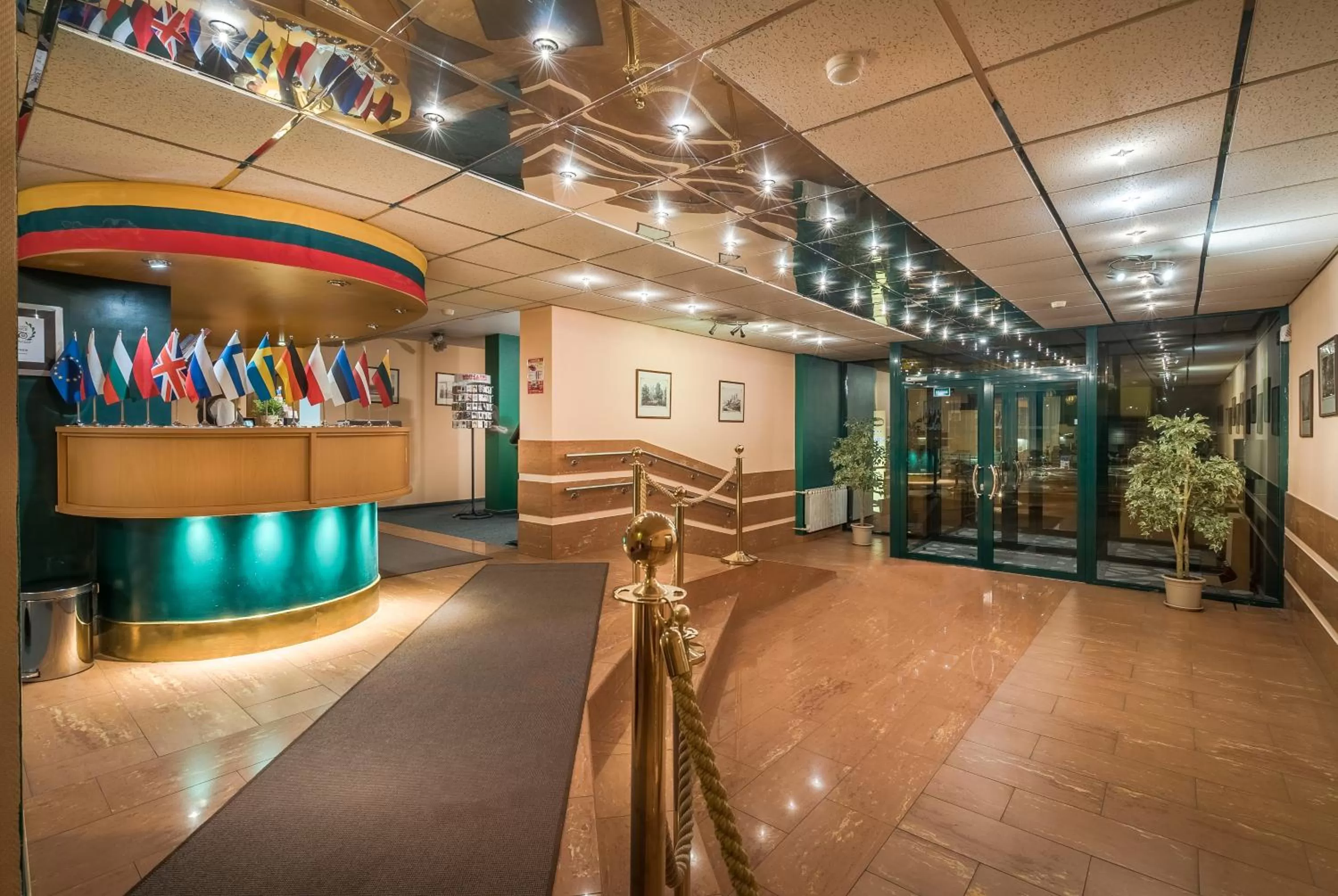 Lobby or reception in Hotel Zemaites