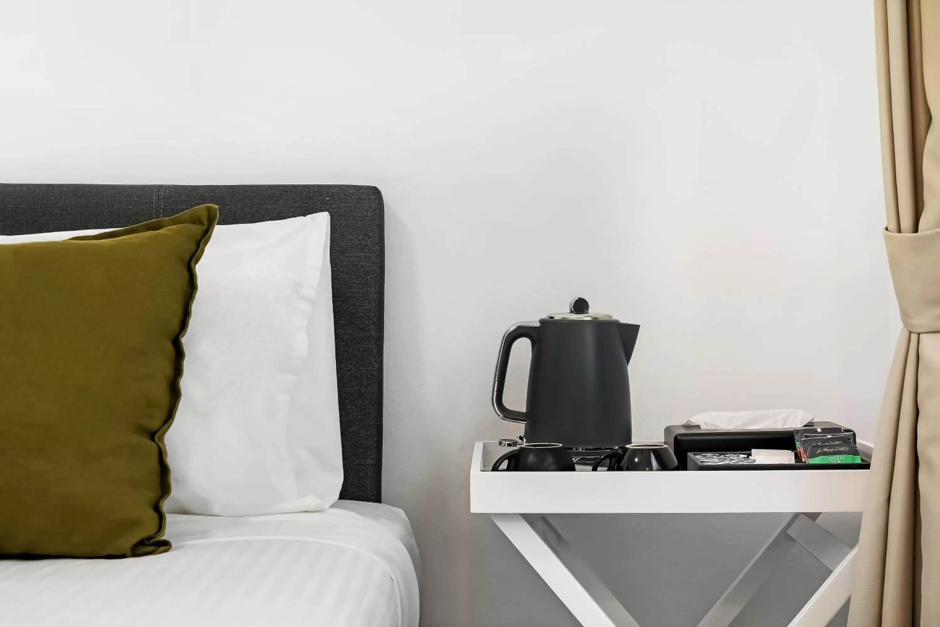 Bed in Grand View Hotel