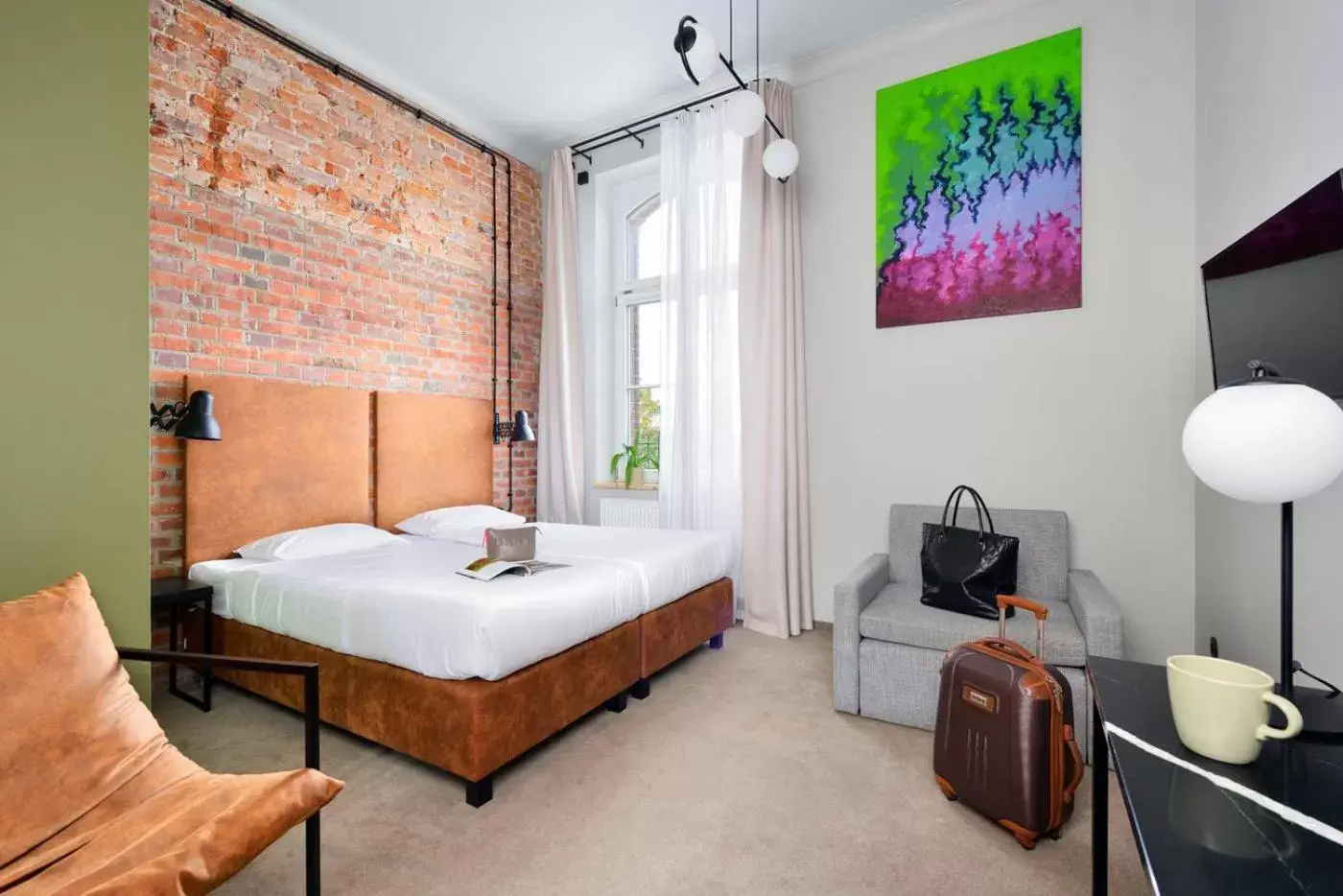 Deluxe Double Room with Extra Bed in ARCHE Dwór Uphagena Gdańsk Deluxe Double Room with Extra Bed in ARCHE Dwór Uphagena Gdańsk