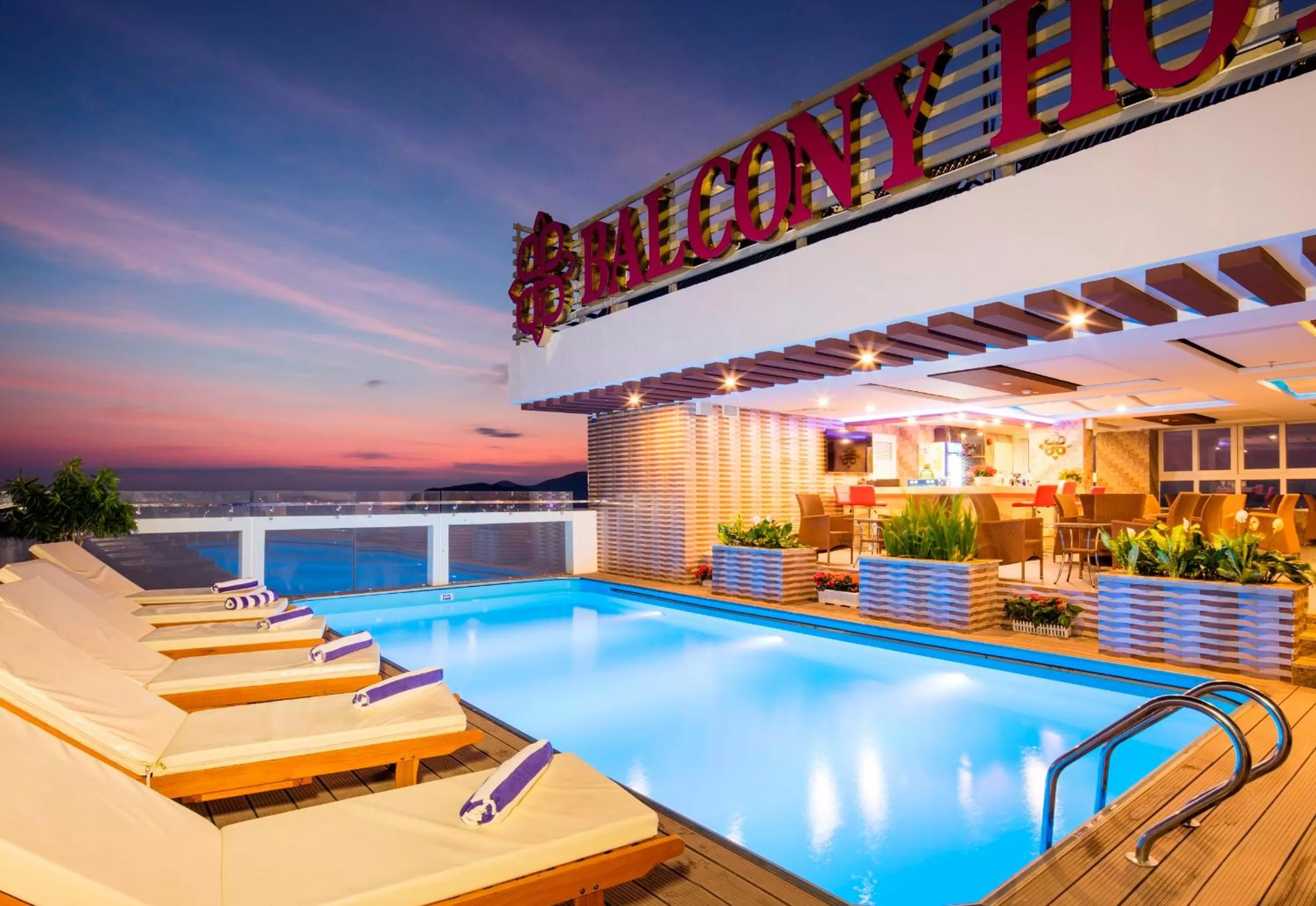 Swimming pool in Balcony Nha Trang Hotel