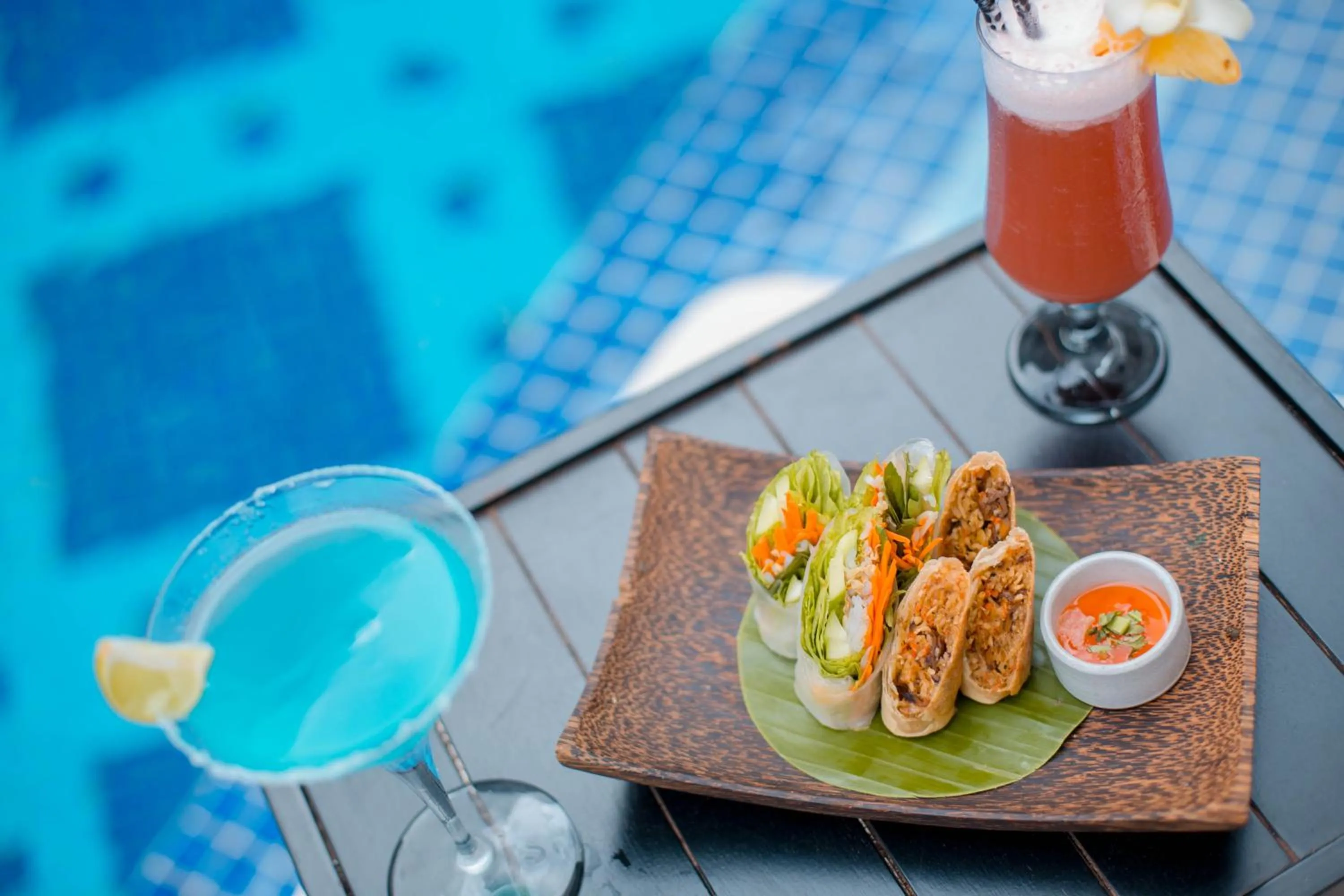 Food in Sarai and Wander Resort