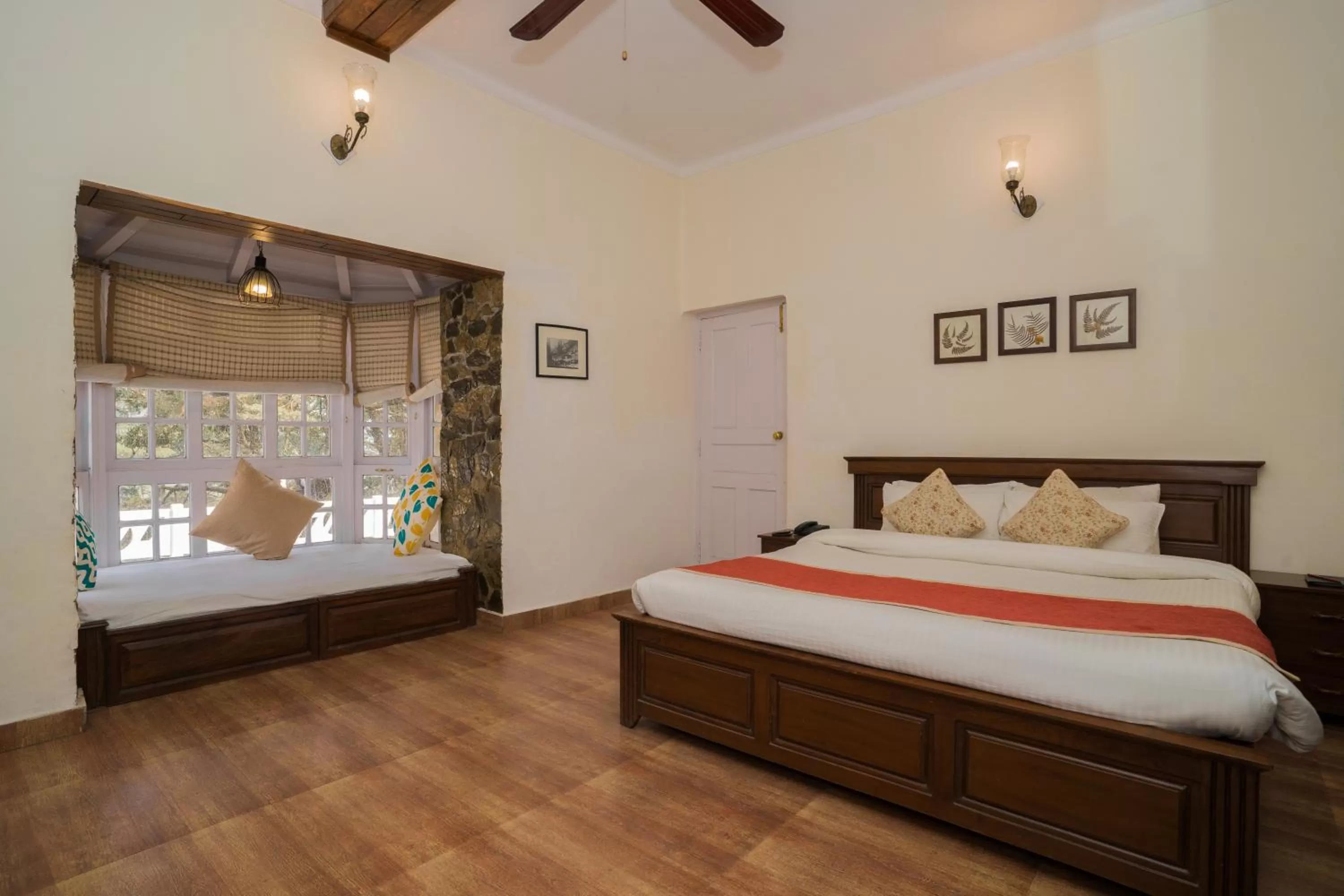 Bed in Bhikampur Lodge By Nine Hotels