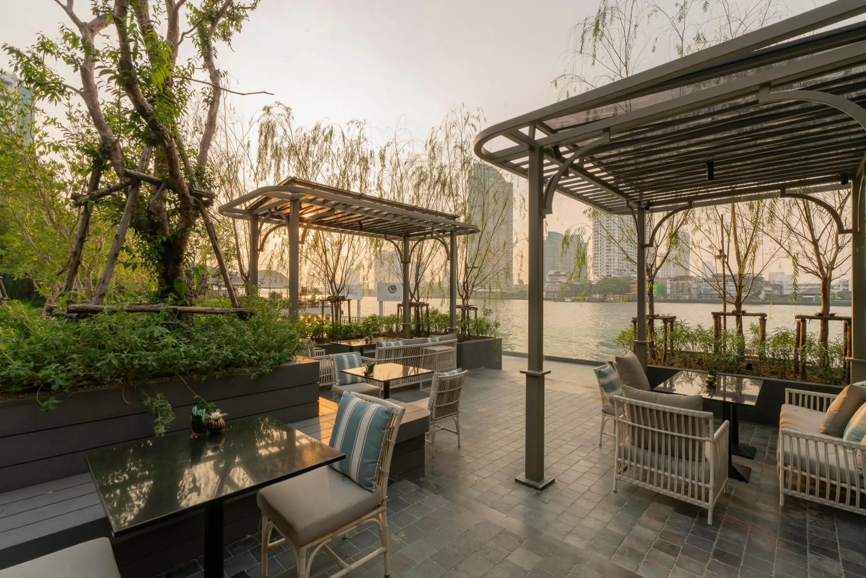 River view in The Salil Hotel Riverside Bangkok