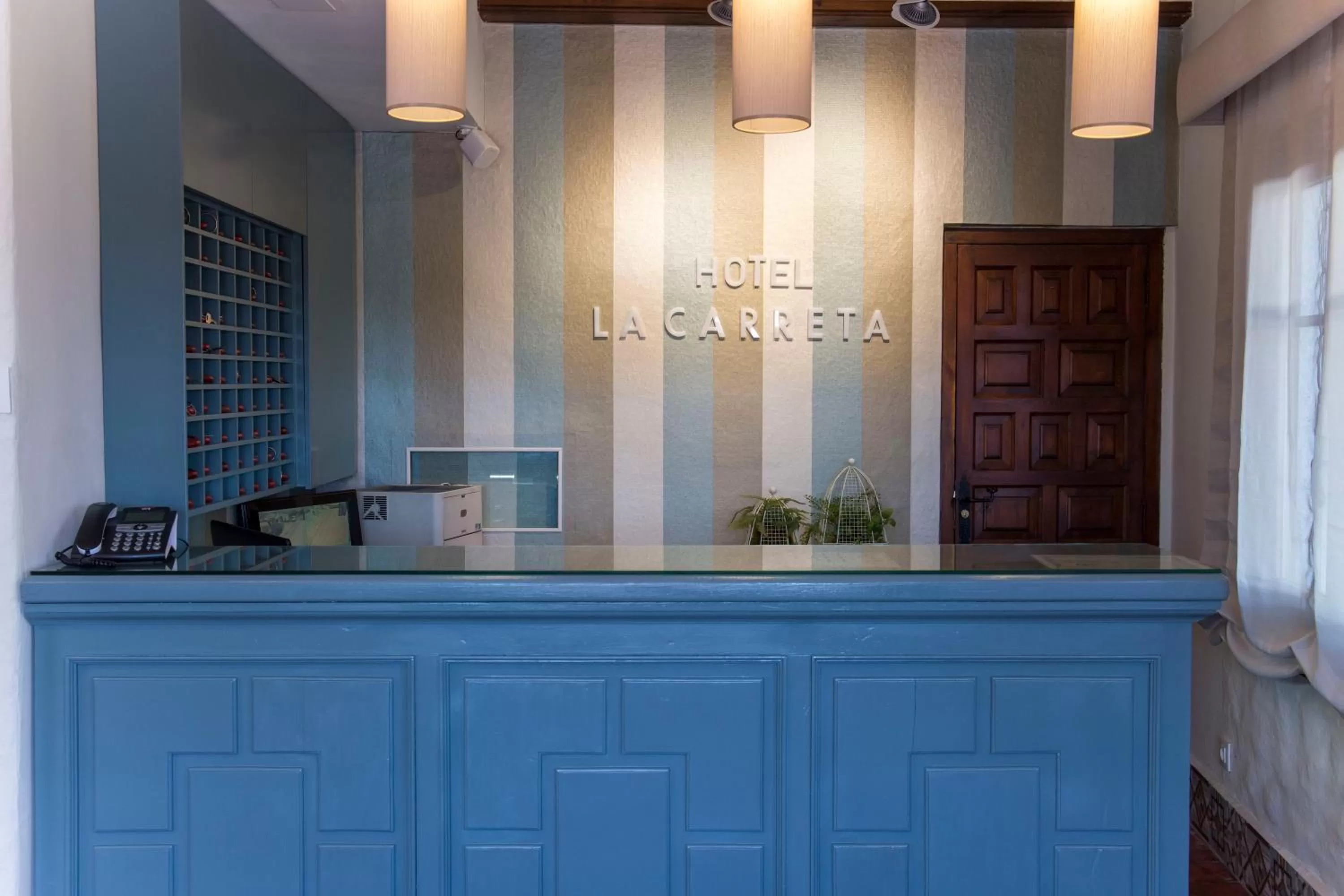 Lobby or reception in Hotel La Carreta