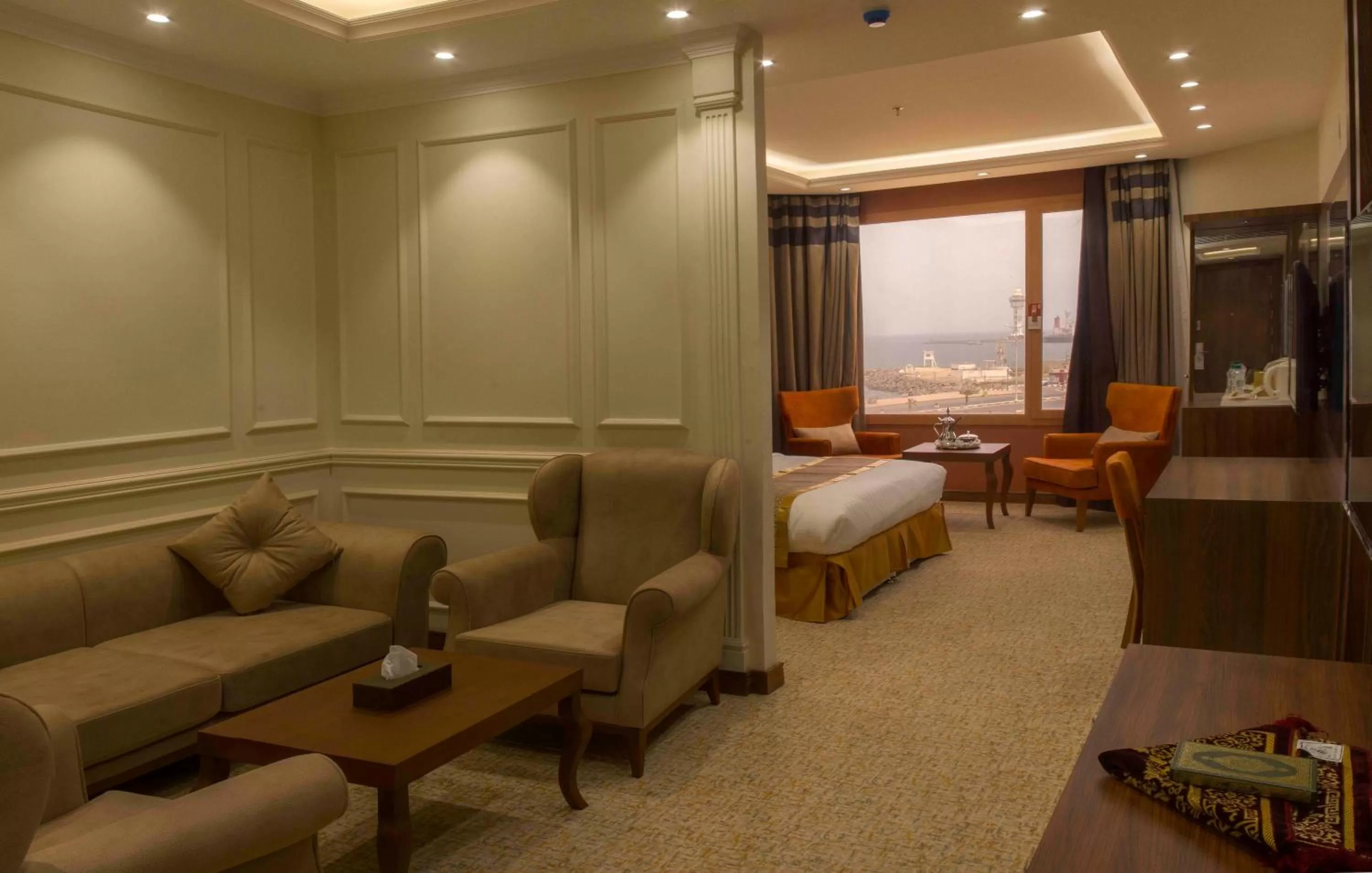 Seating area in Al-Borg Al-Watheer Serviced apartments