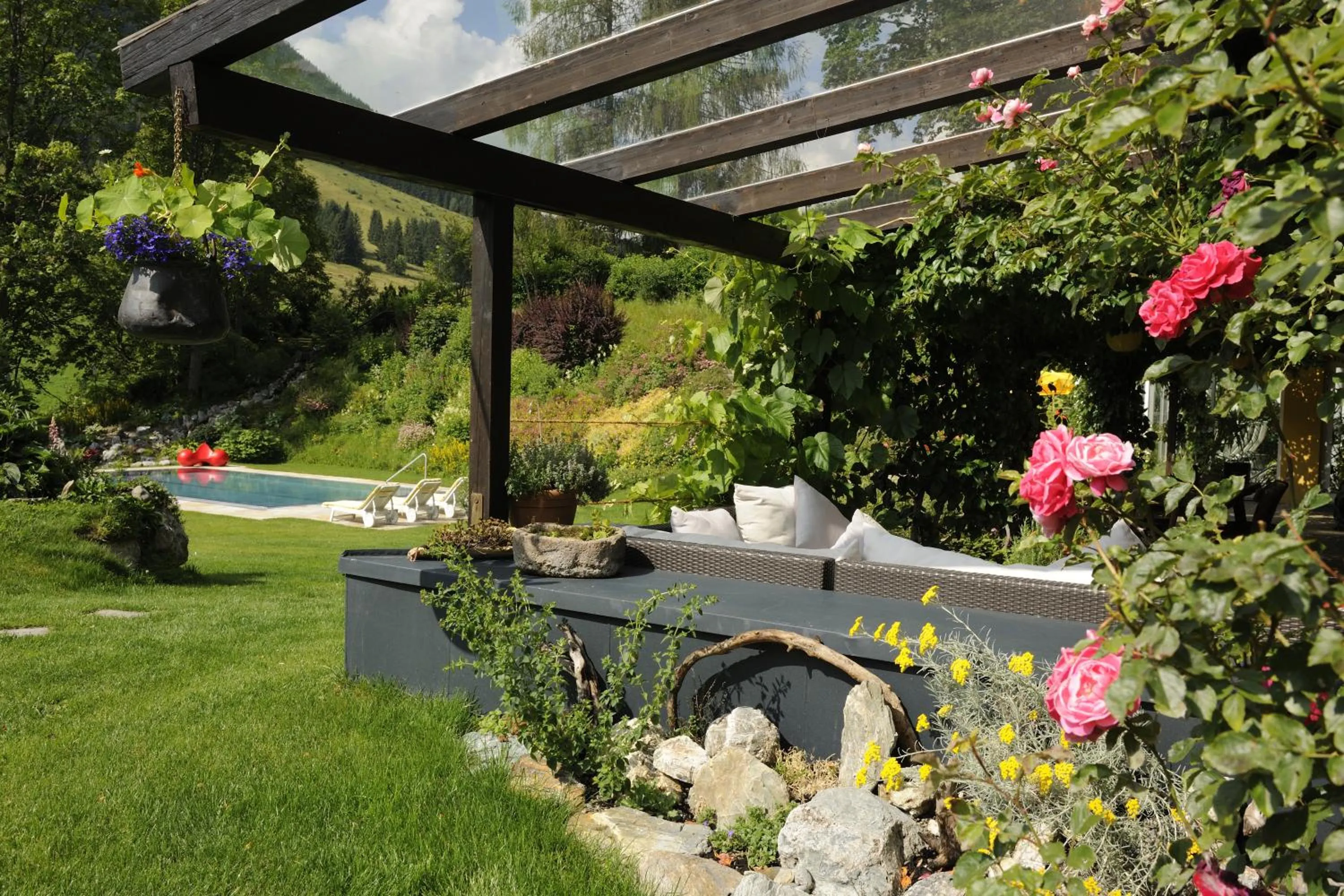 Decorative detail in Hotel Saalbacher Hof