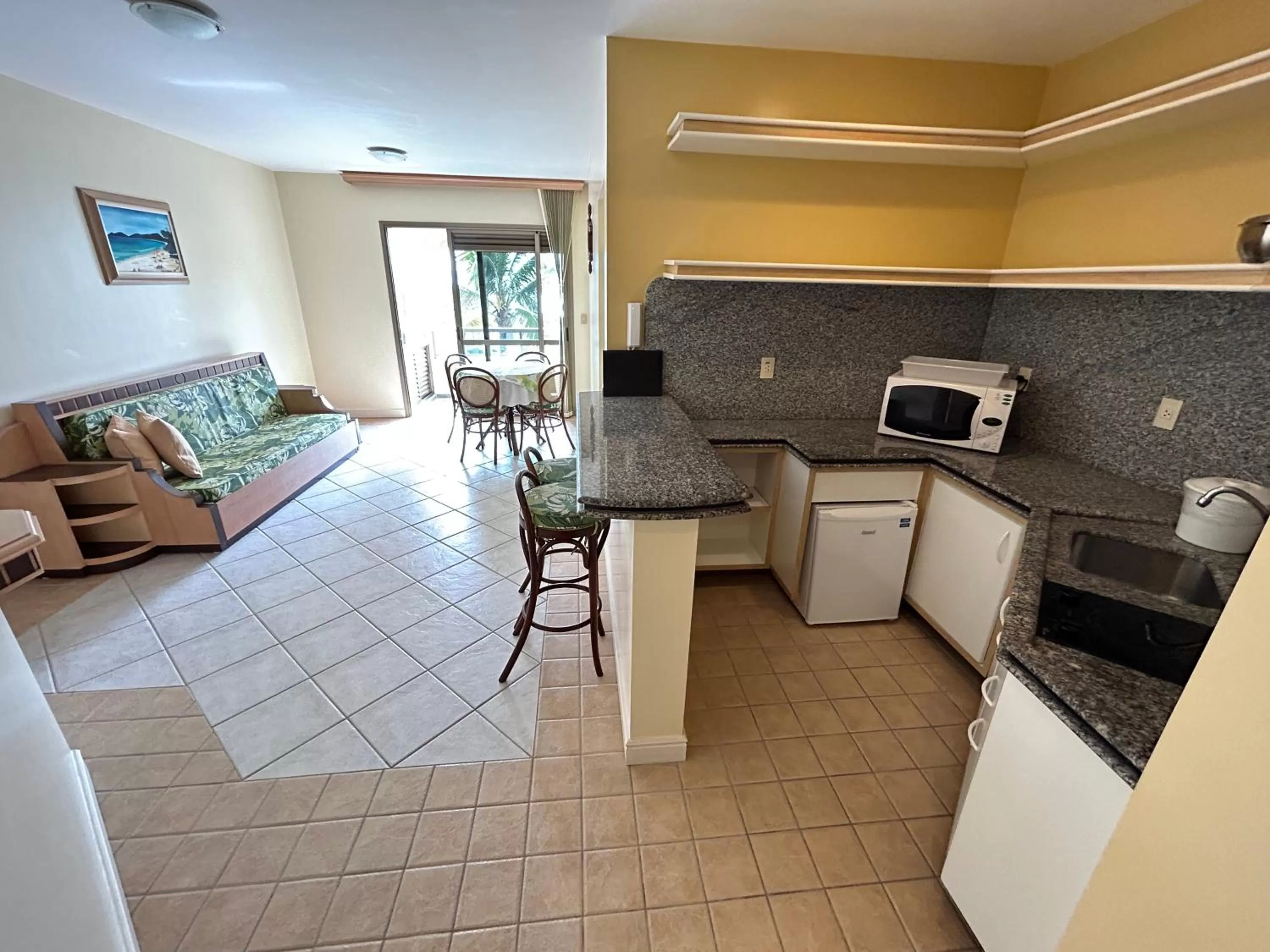 Living room in Golfinhos Apart Hotel