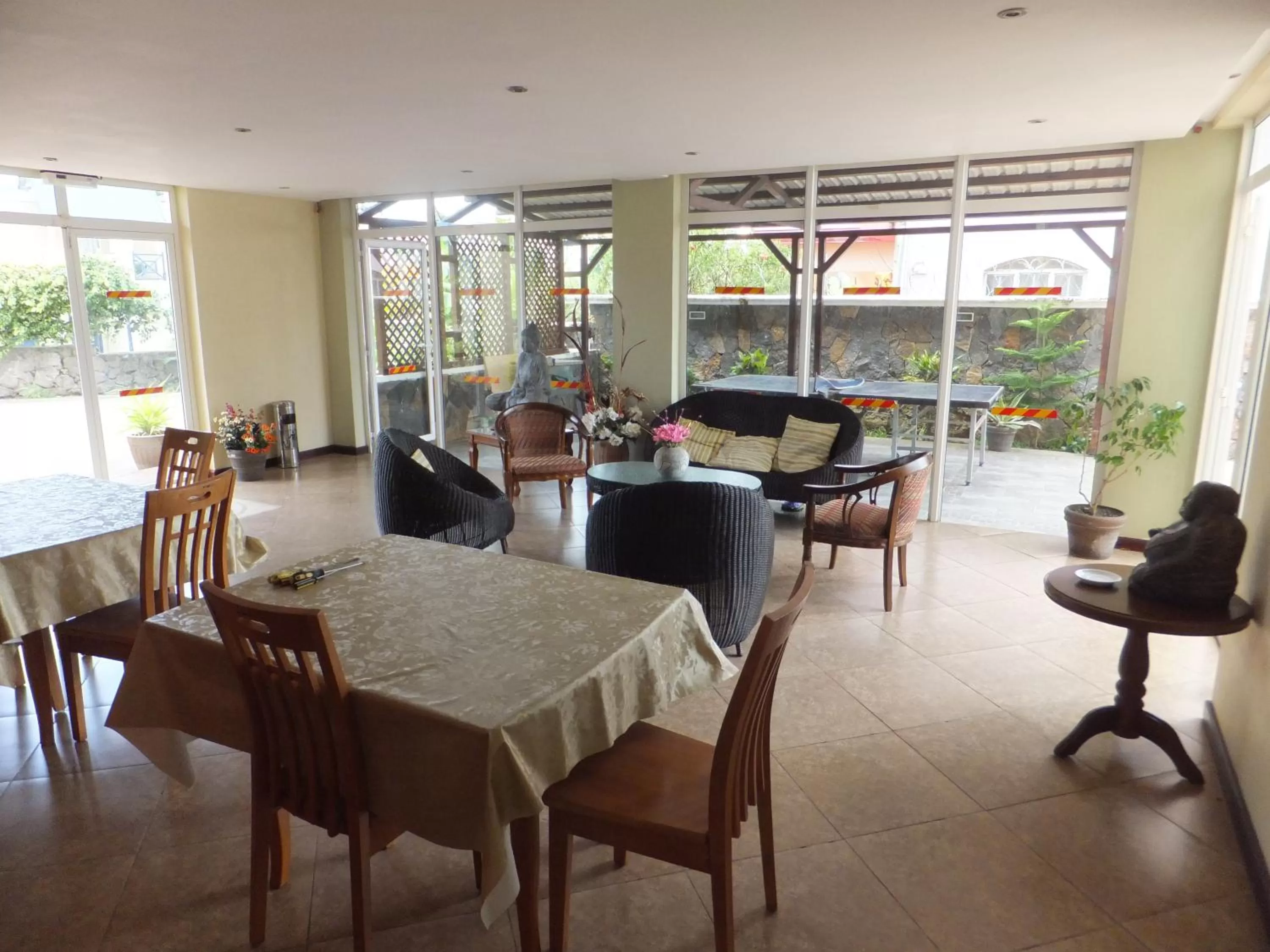 Lobby or reception in Villa Narmada