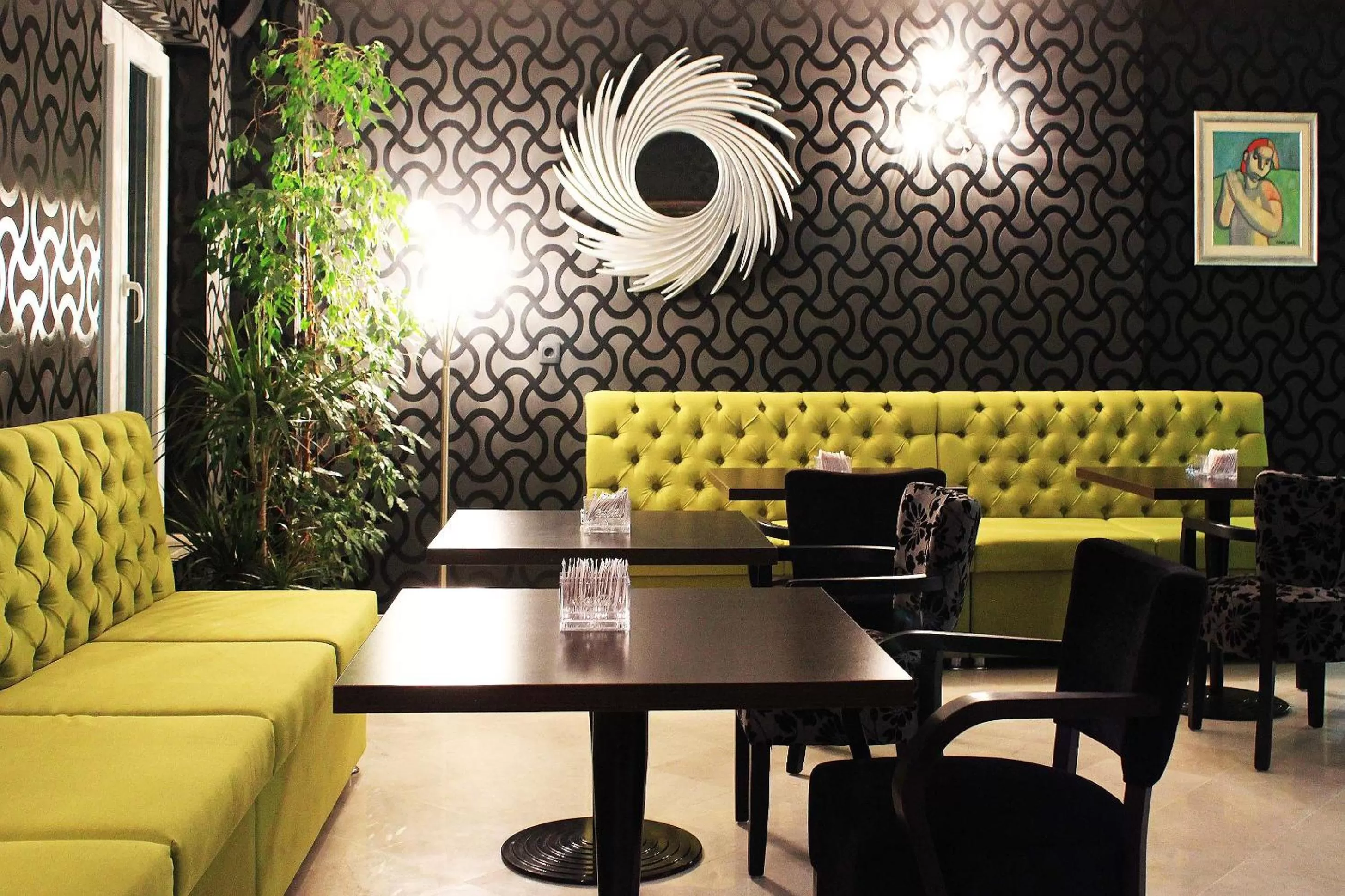 Lounge or bar in Hotel Villa Milas