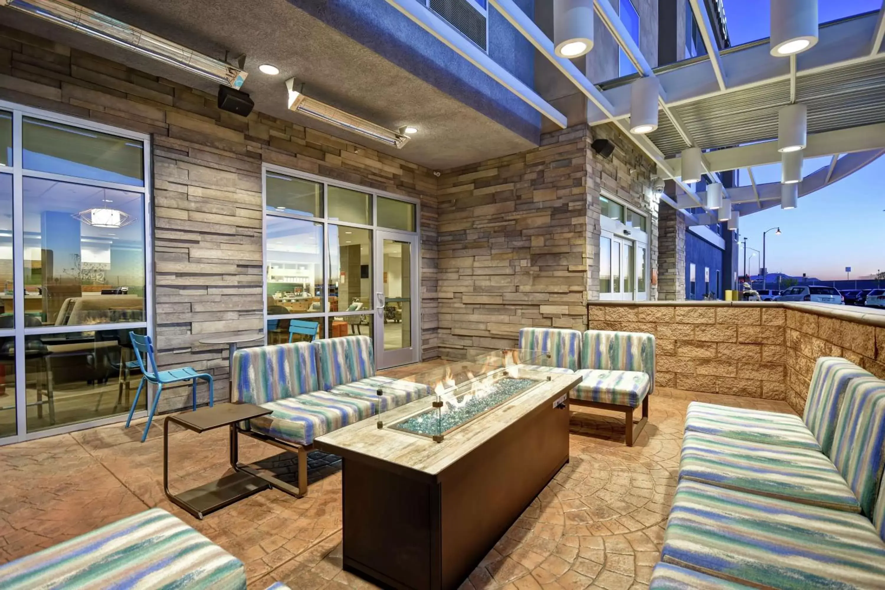 Patio in Home2 Suites by Hilton Victorville