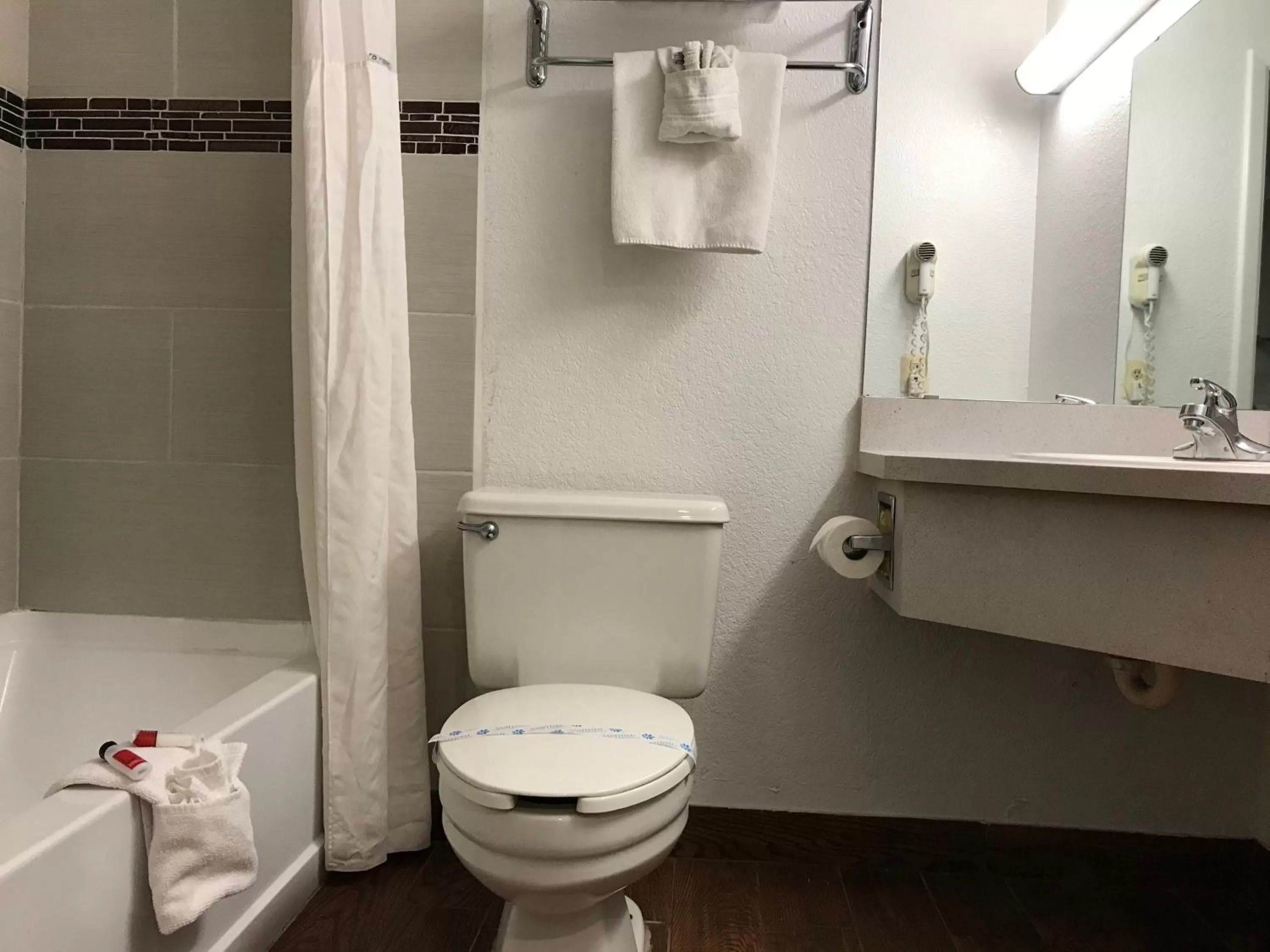 Shower in Travelodge by Wyndham Truth or Consequences