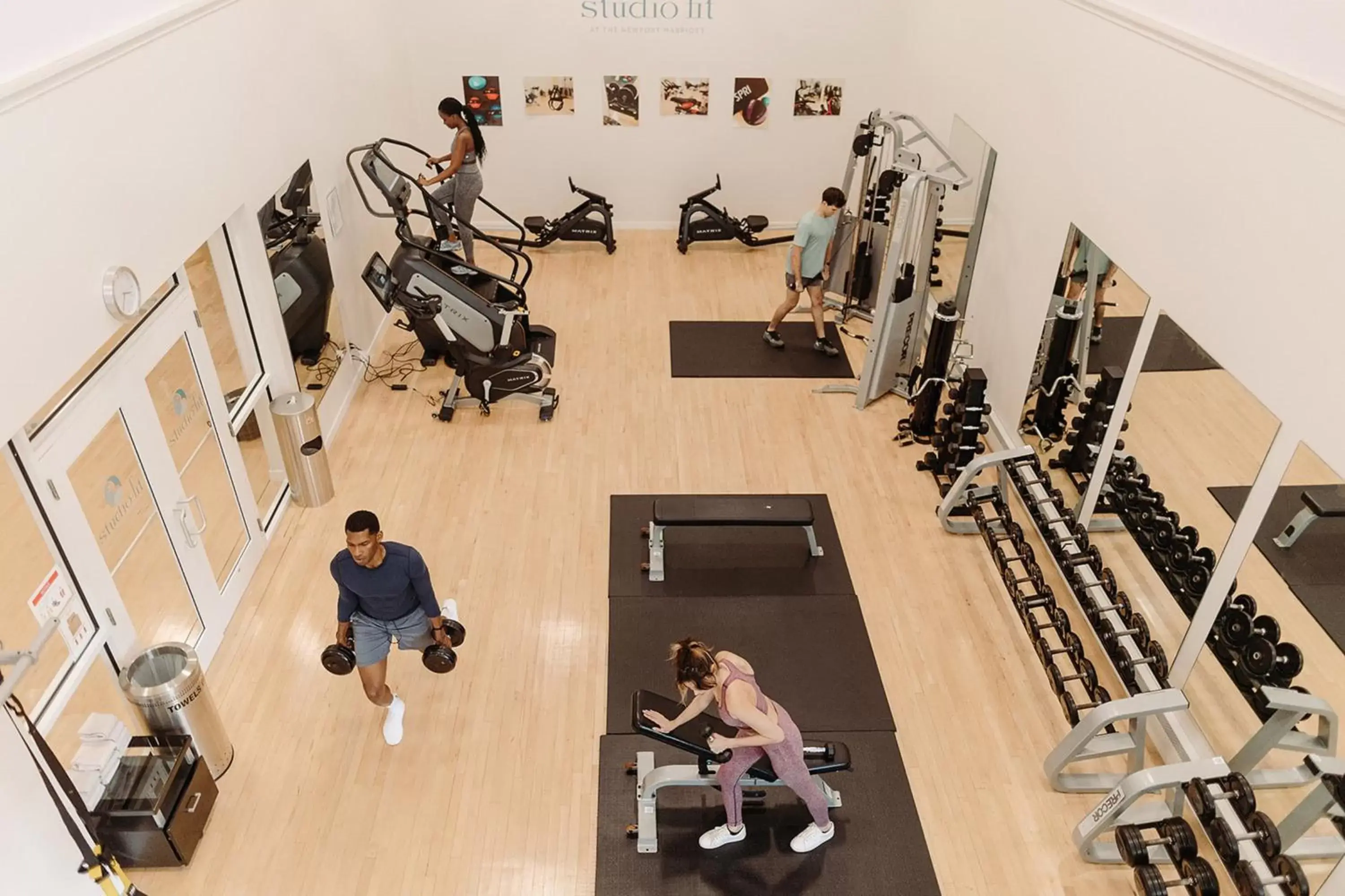 Fitness centre/facilities in Newport Marriott Hotel & Spa