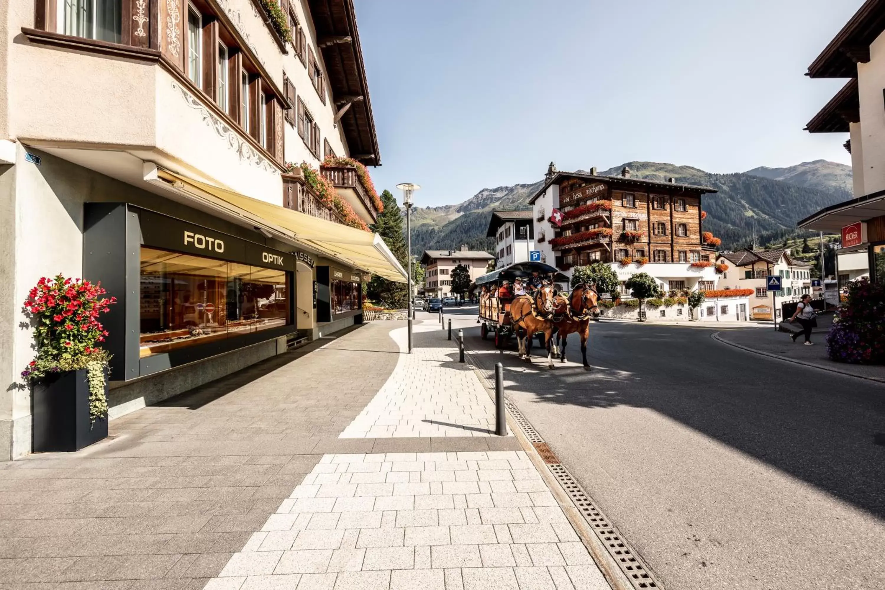 Natural landscape in Hotel Piz Buin Klosters