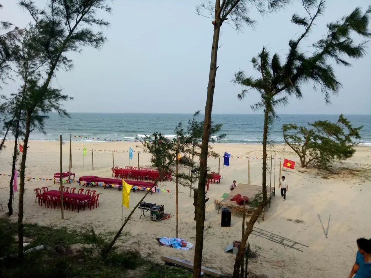 Evening entertainment in Phu Cuong Beach Hotel