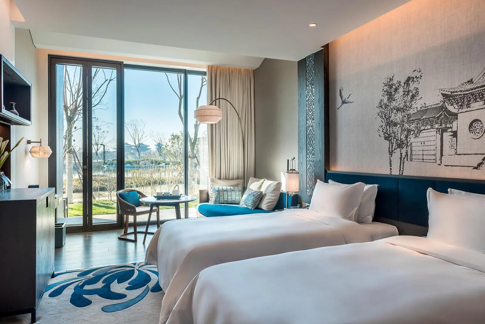 Bedroom, Bed in Pullman Kaifeng Jianye