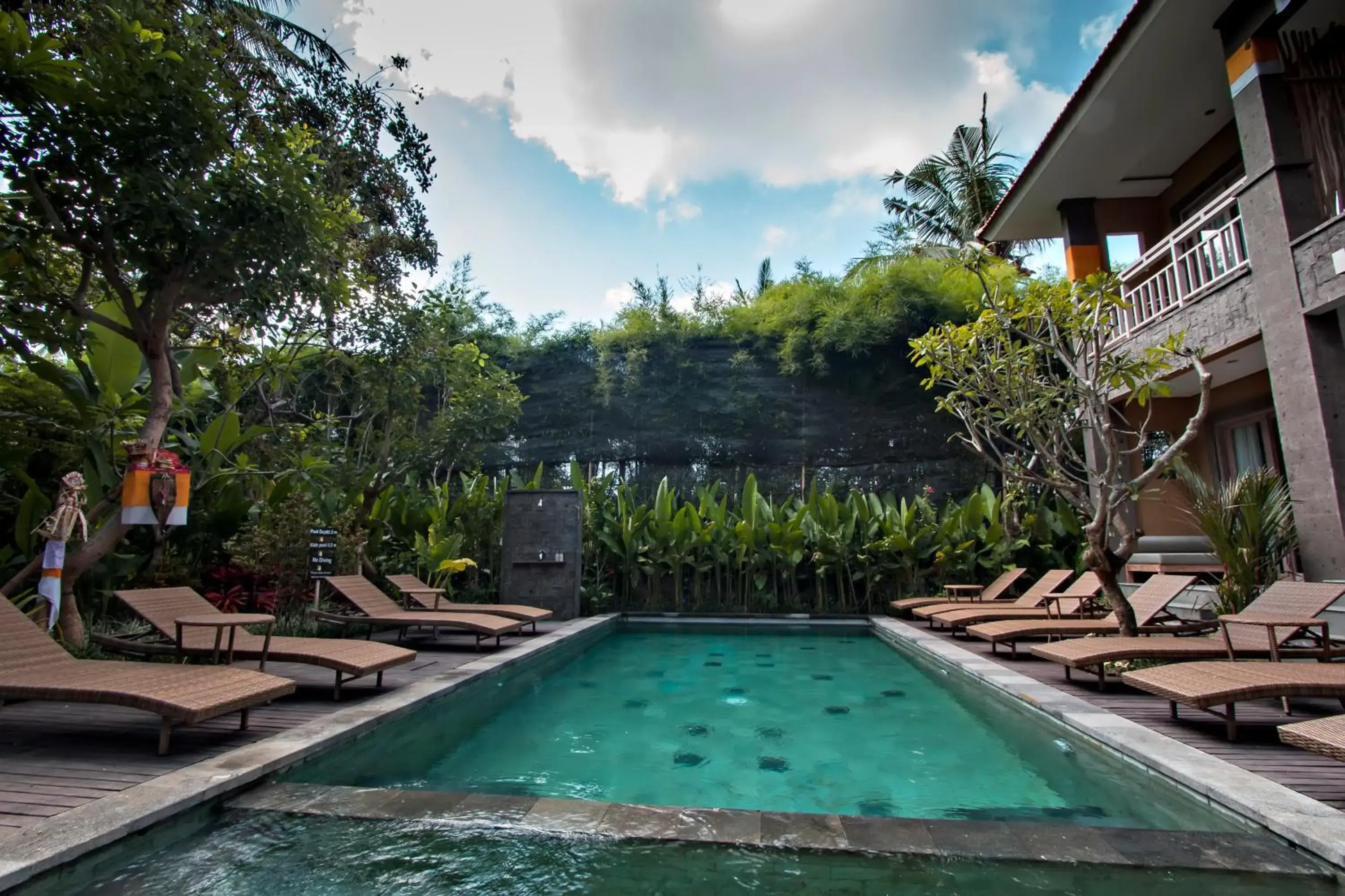 Pool view, Swimming Pool in Ubad Retreat, A Local Family Run Hotel