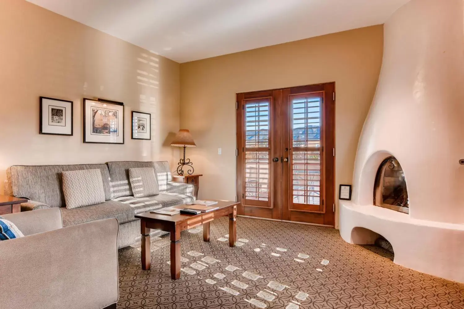 Seating Area in Old Santa Fe Inn