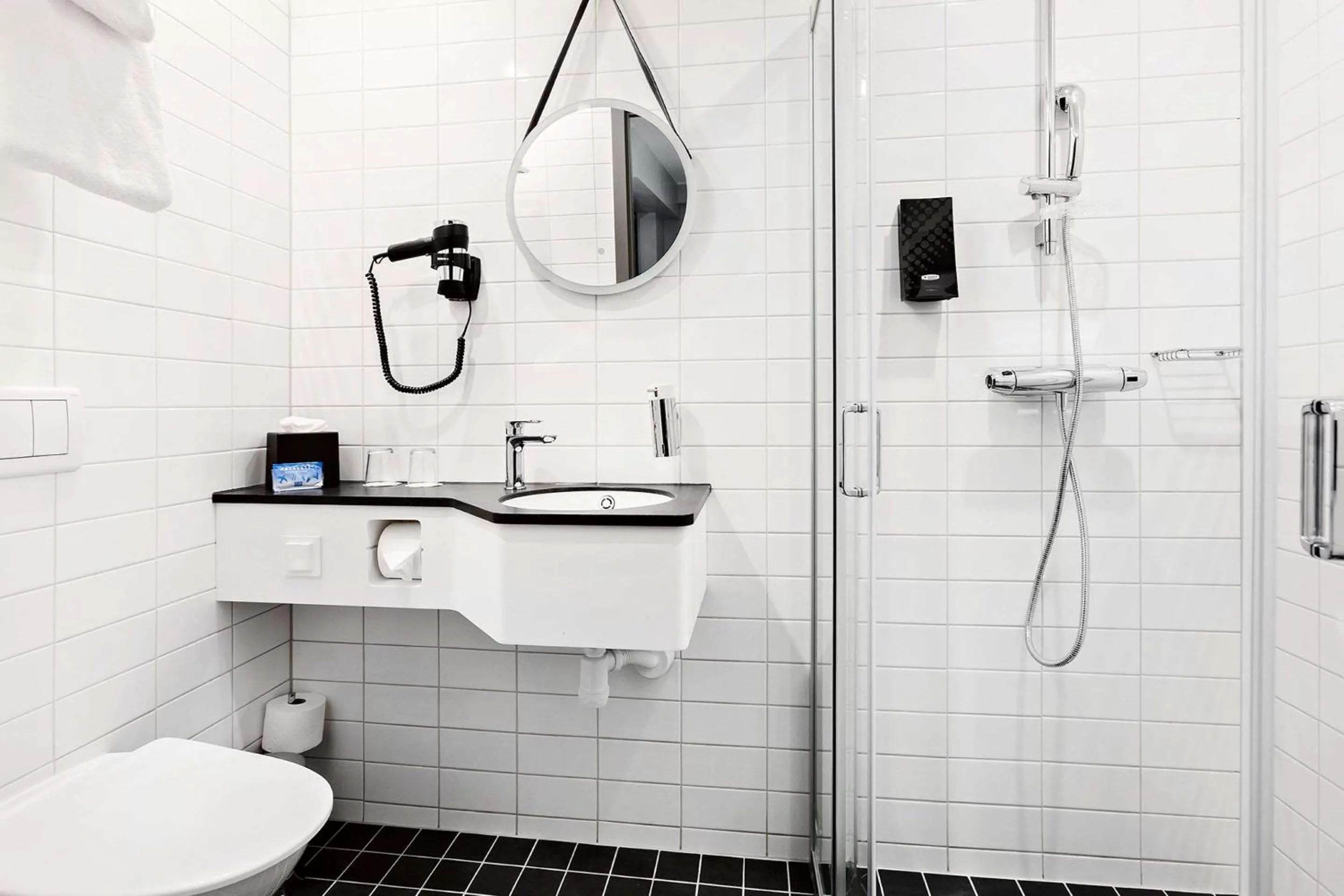 Bathroom in Sure Hotel Studio by Best Western Bromma