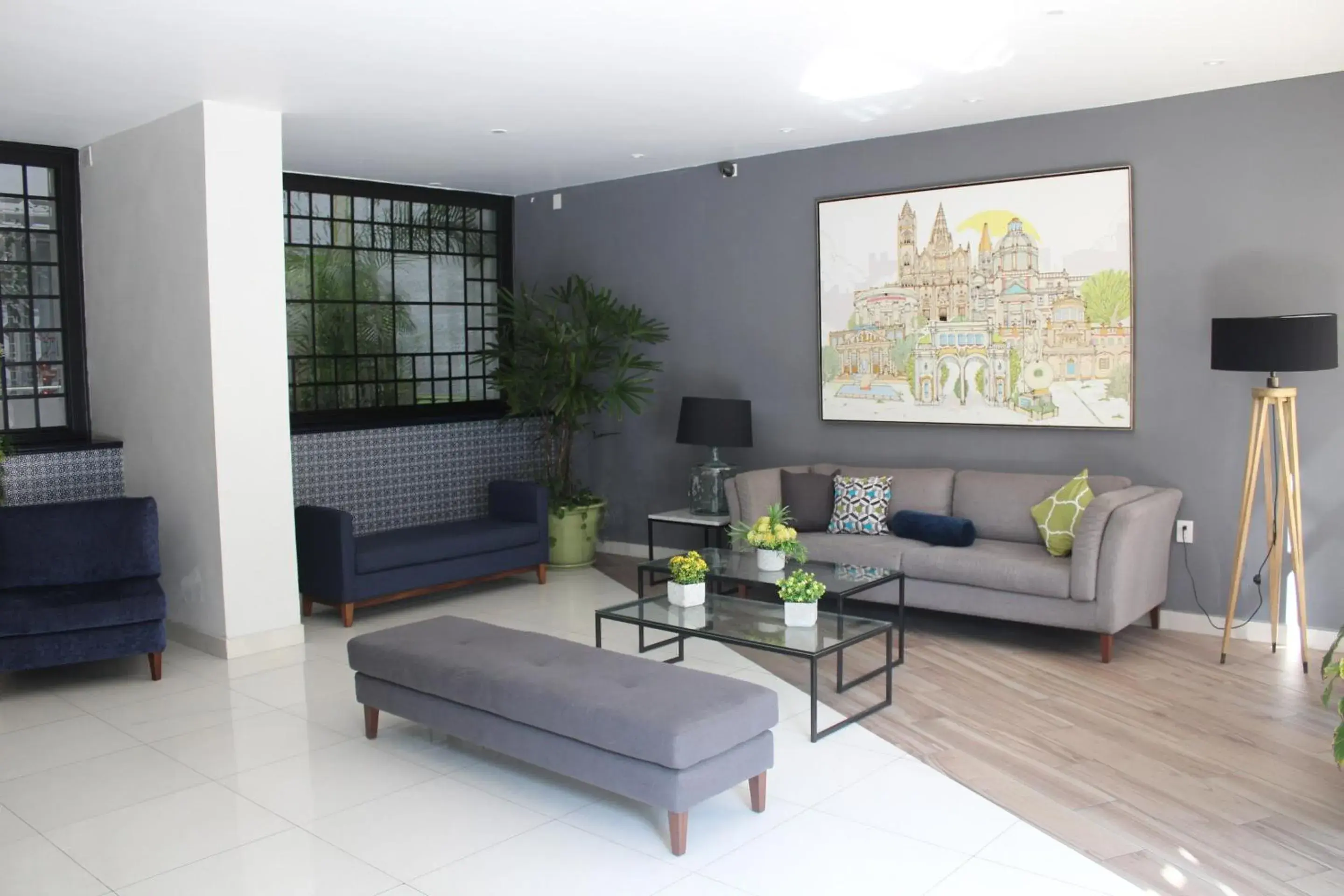 Lobby or reception, Seating Area in Hotel Arboledas Expo