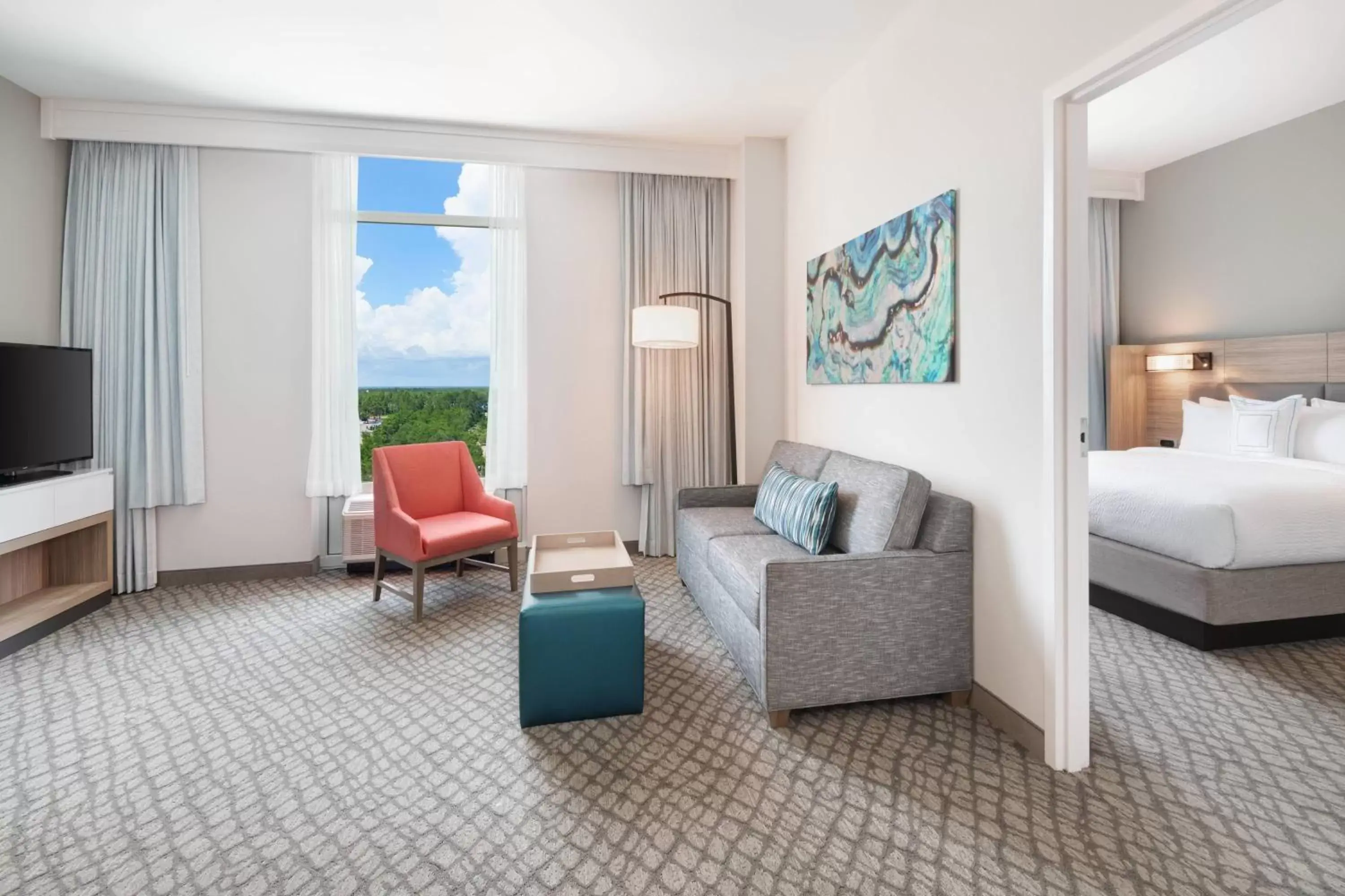 Bedroom, Seating Area in SpringHill Suites by Marriott Panama City Beach Beachfront