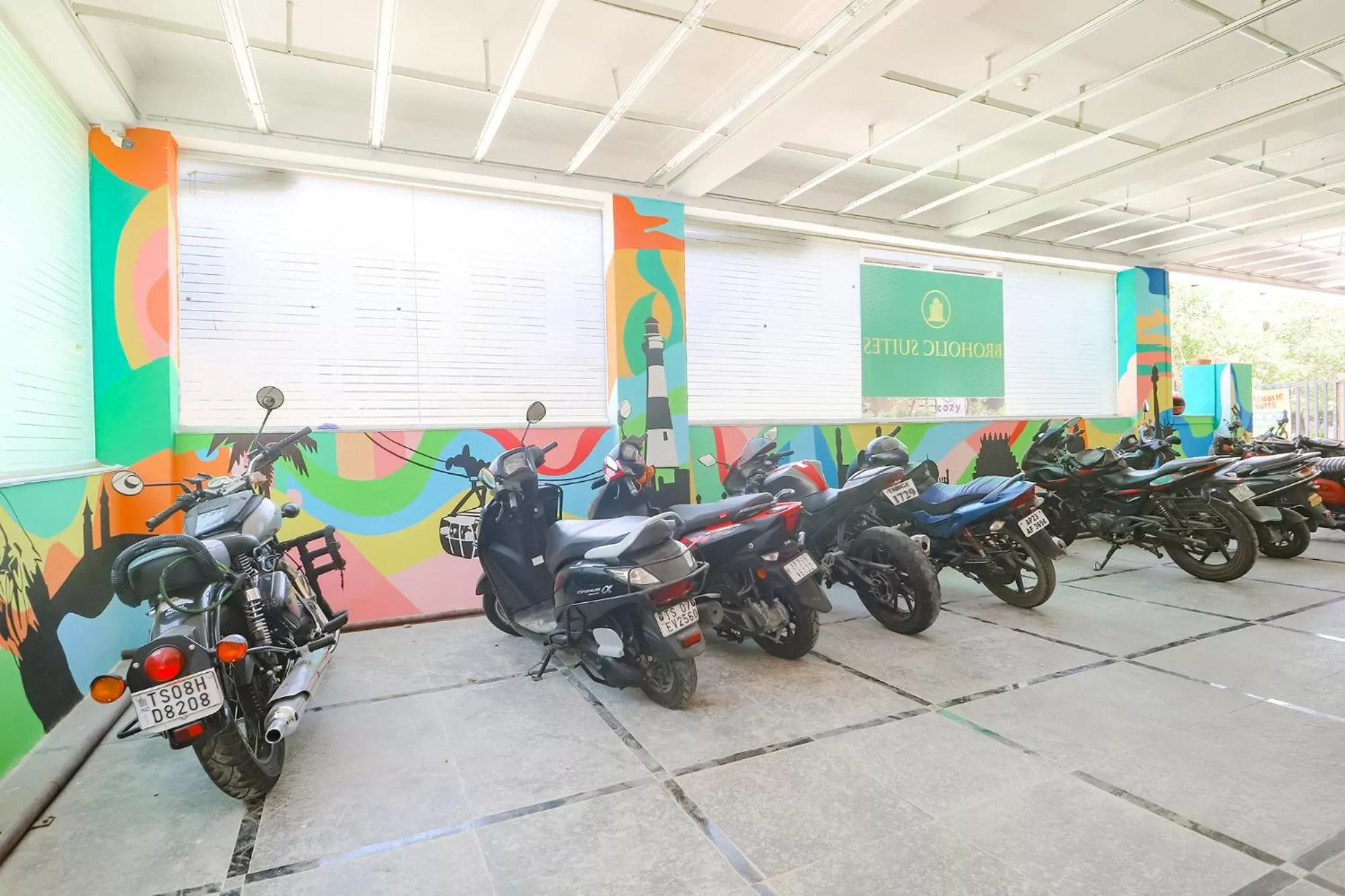 Parking in FabHotel Broholic Suites - Nr US Consulate, Financial District