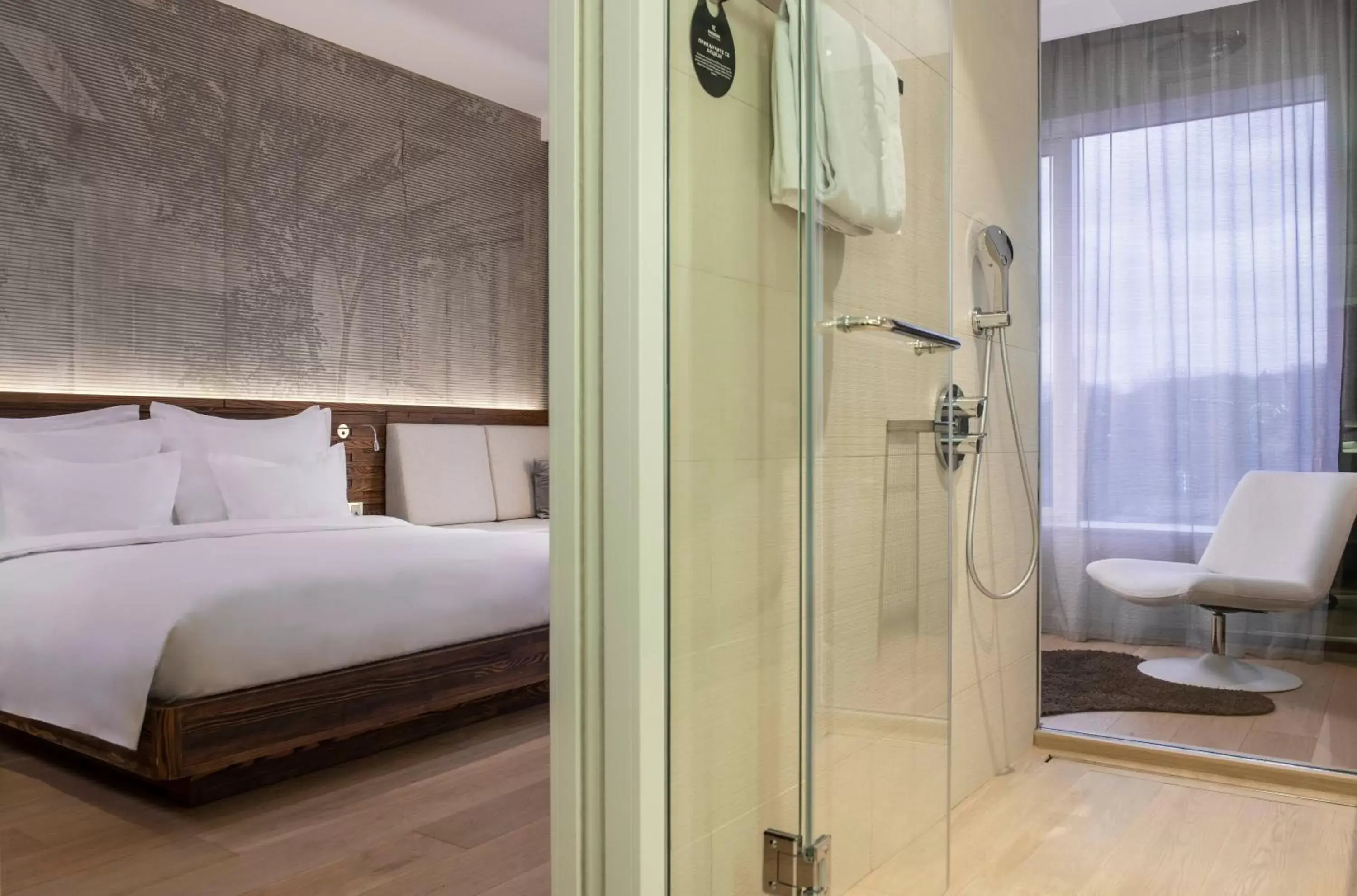 Shower, Bathroom in Radisson Collection Hotel, Old Mill Belgrade