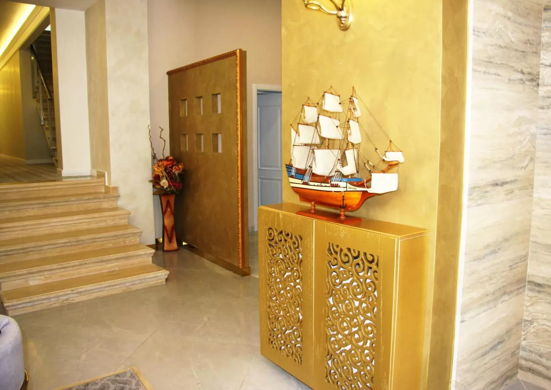 Lobby or reception in Hotel Brais Lobby or reception in Hotel Brais