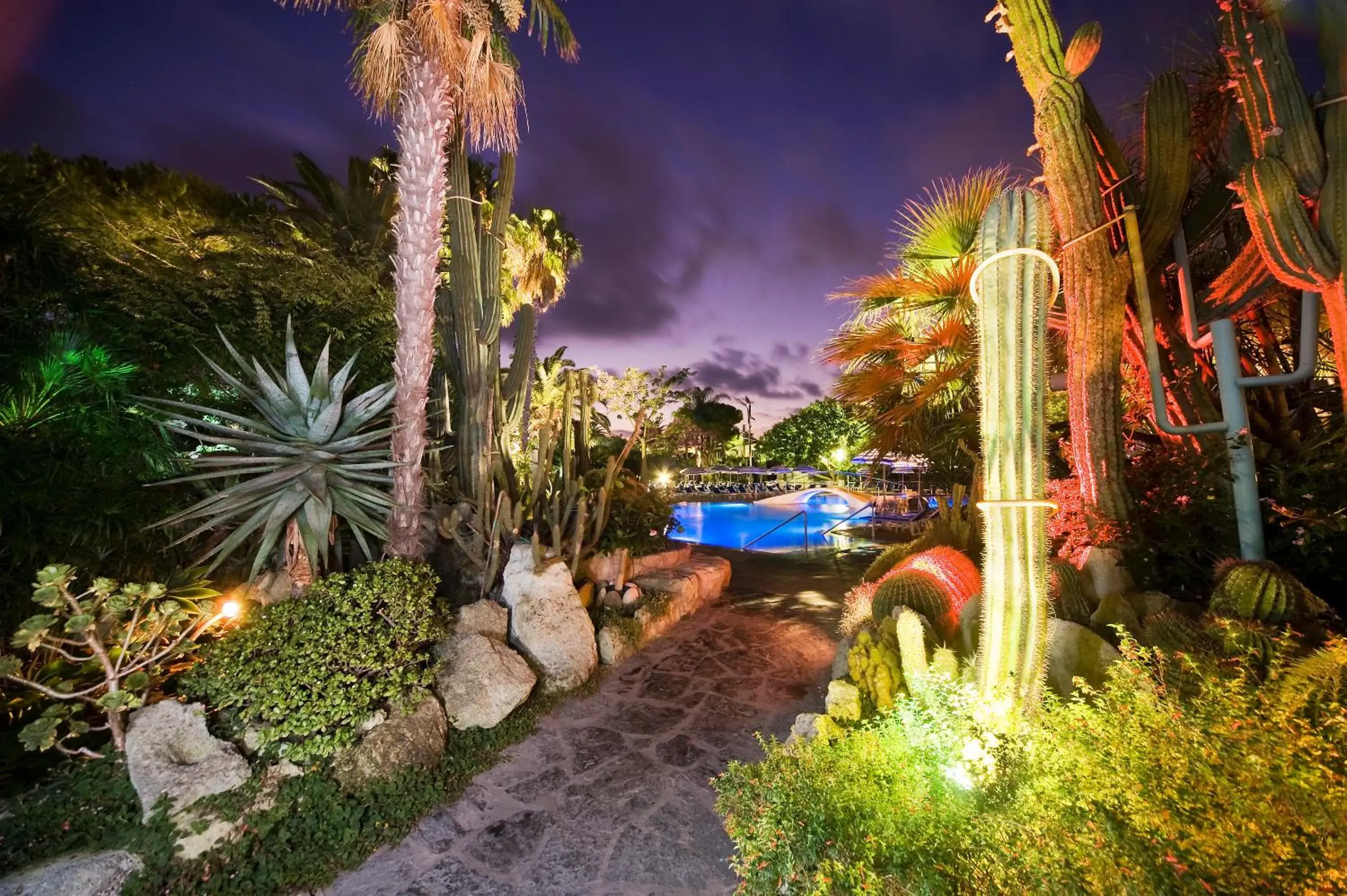 Garden, Swimming Pool in Park Hotel Terme Mediterraneo