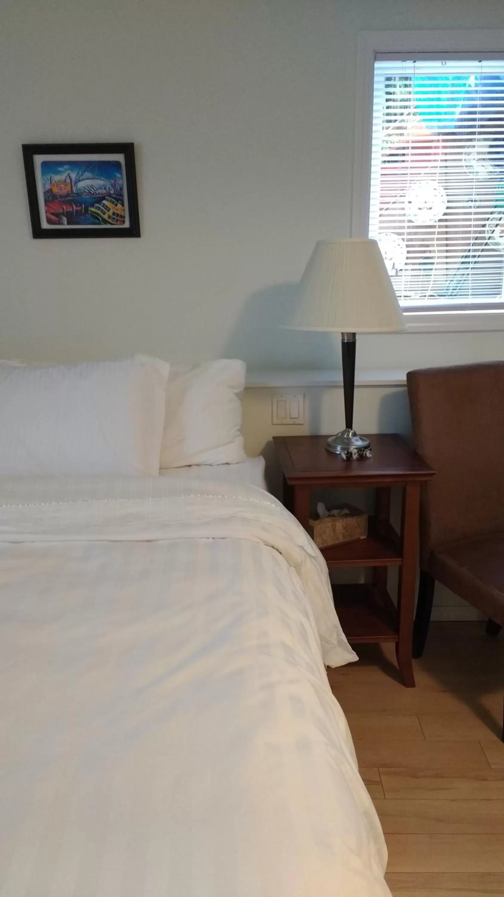 Bed in Hummers Haven Bed and Breakfast