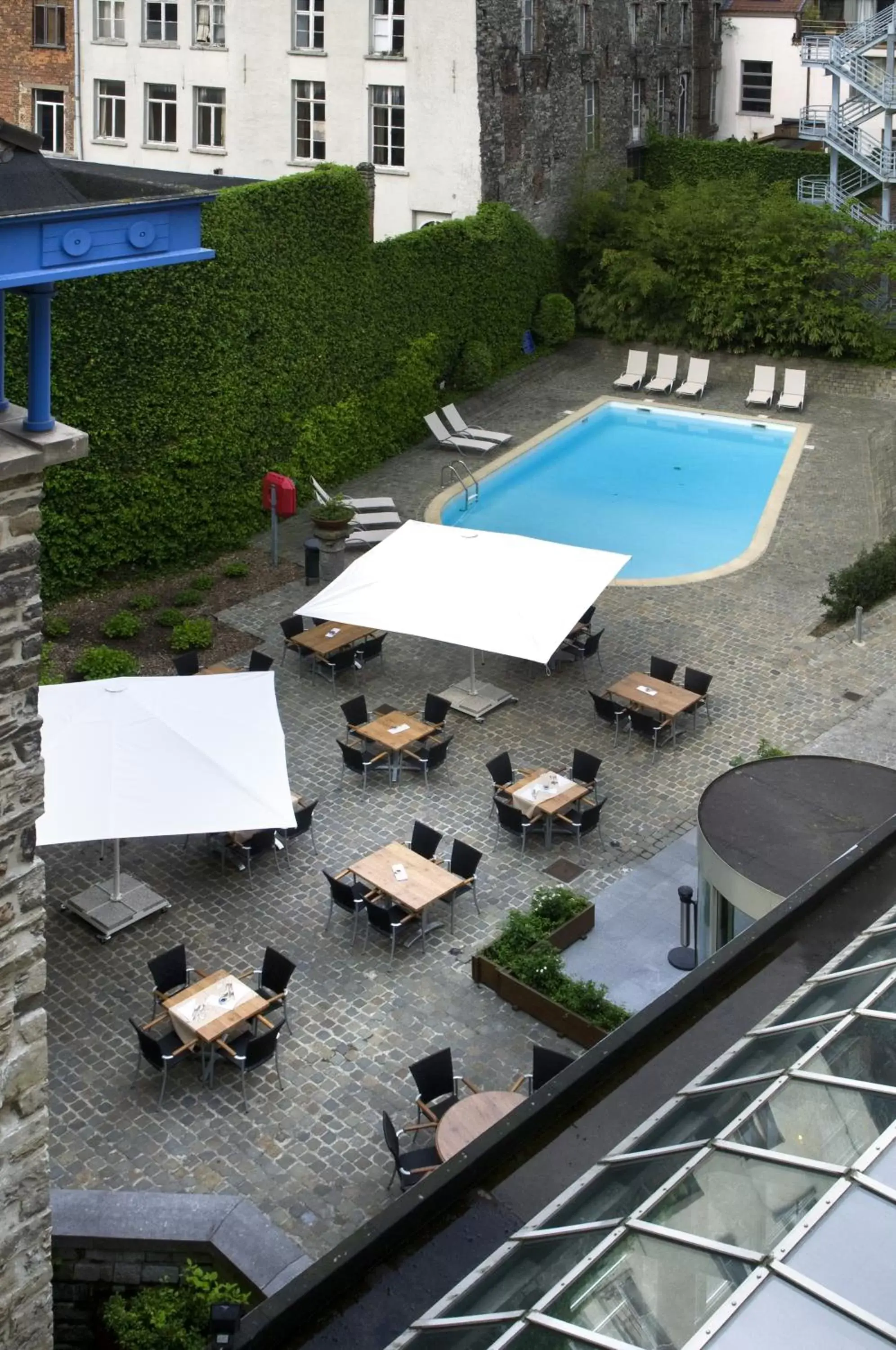 Garden, Pool View in Novotel Gent Centrum