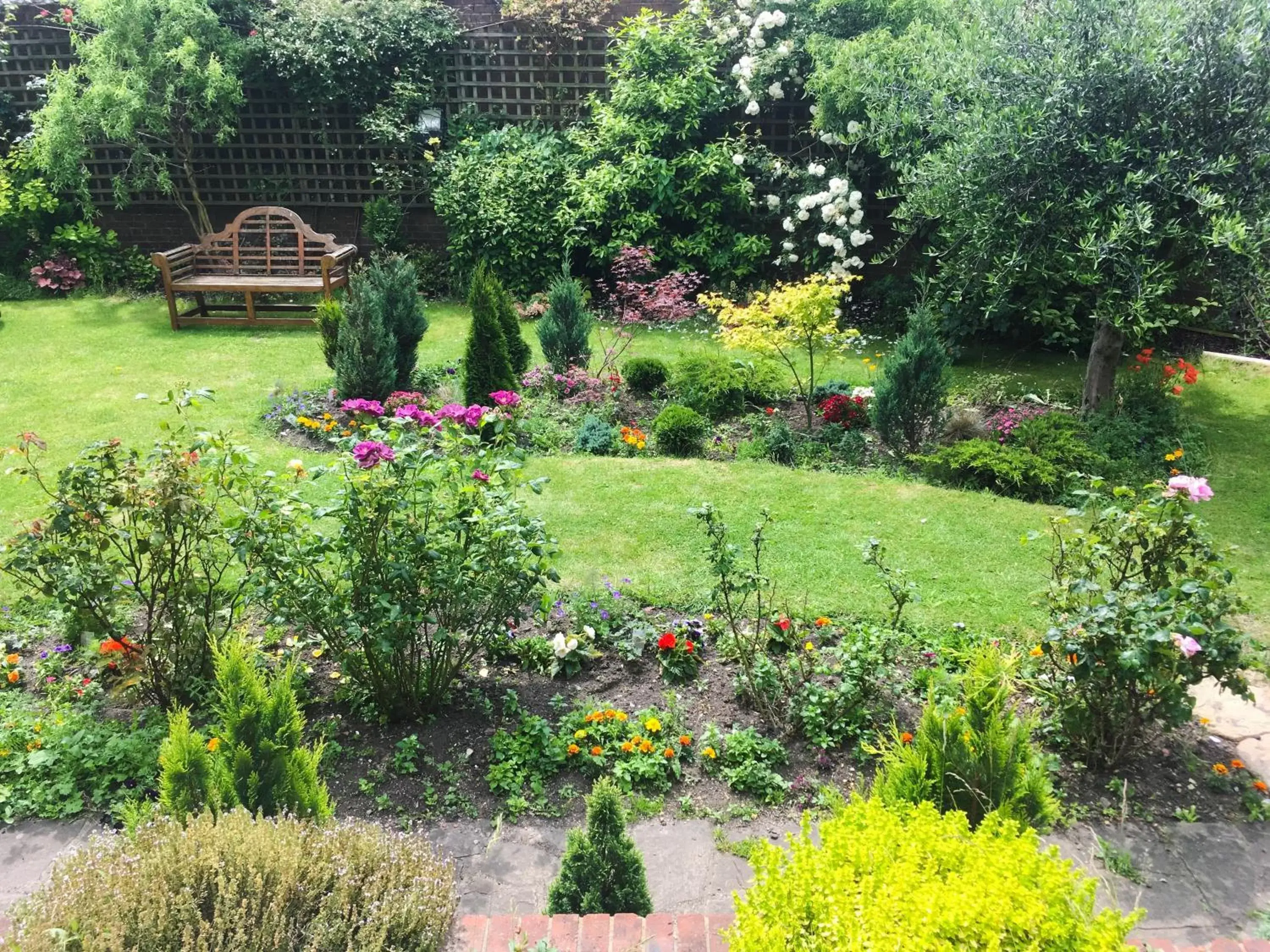 Garden in Castle House Hotel