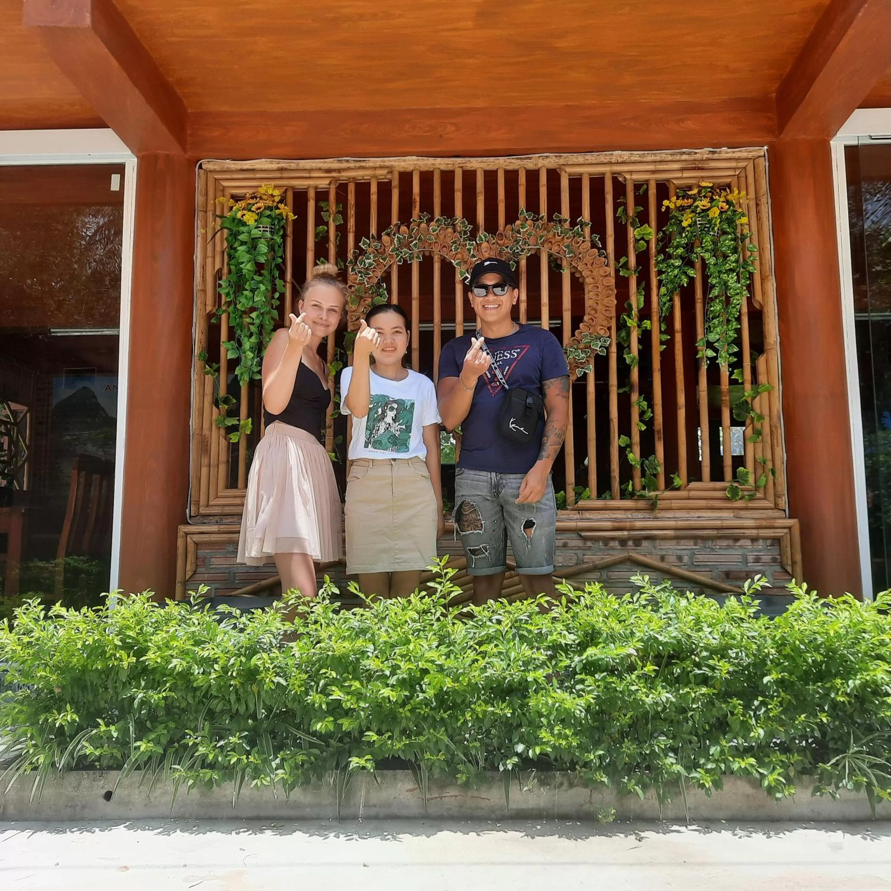 group of guests in Trang An Elegant Homestay