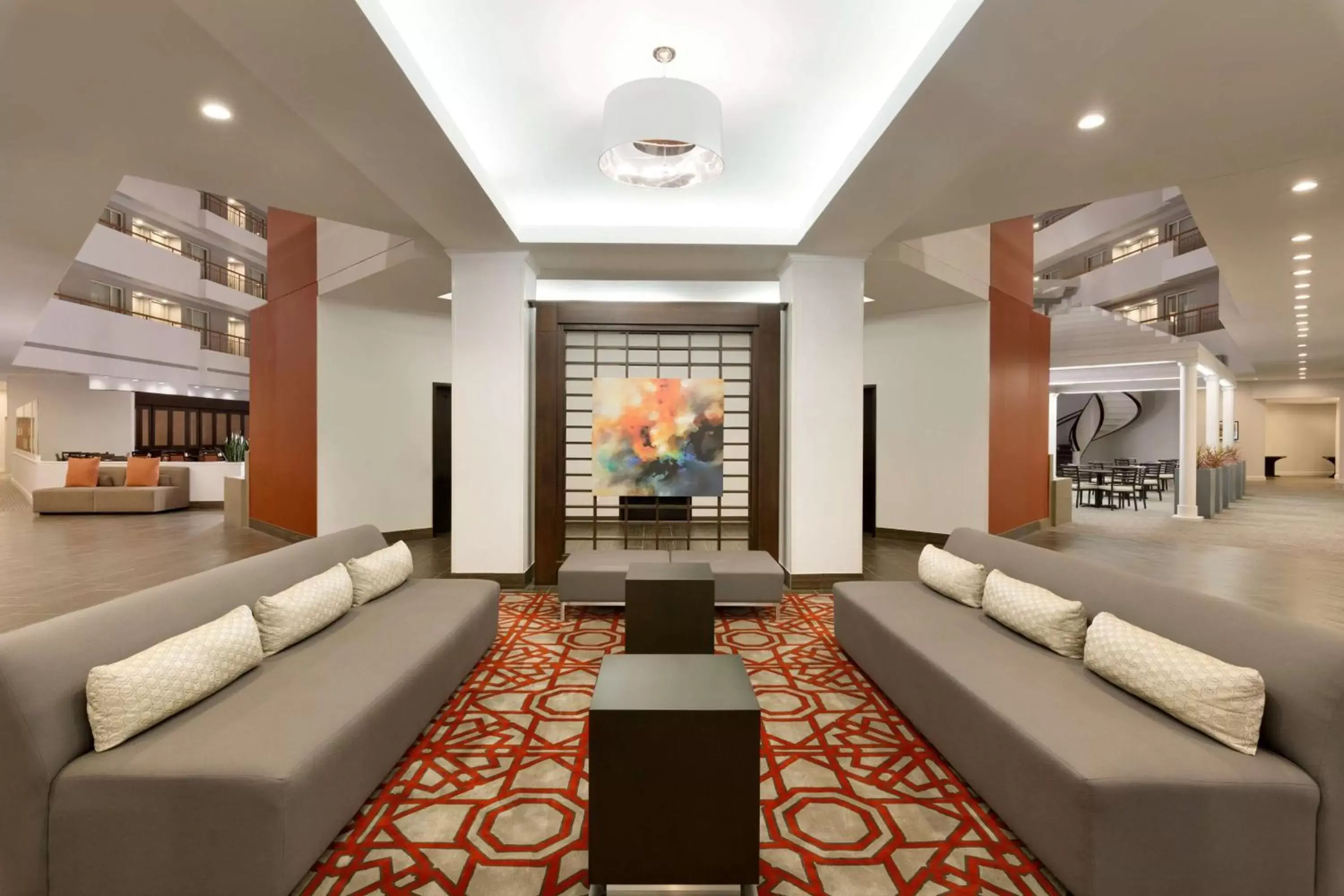 Lobby or reception in Embassy Suites by Hilton Baltimore at BWI Airport Lobby or reception in Embassy Suites by Hilton Baltimore at BWI Airport