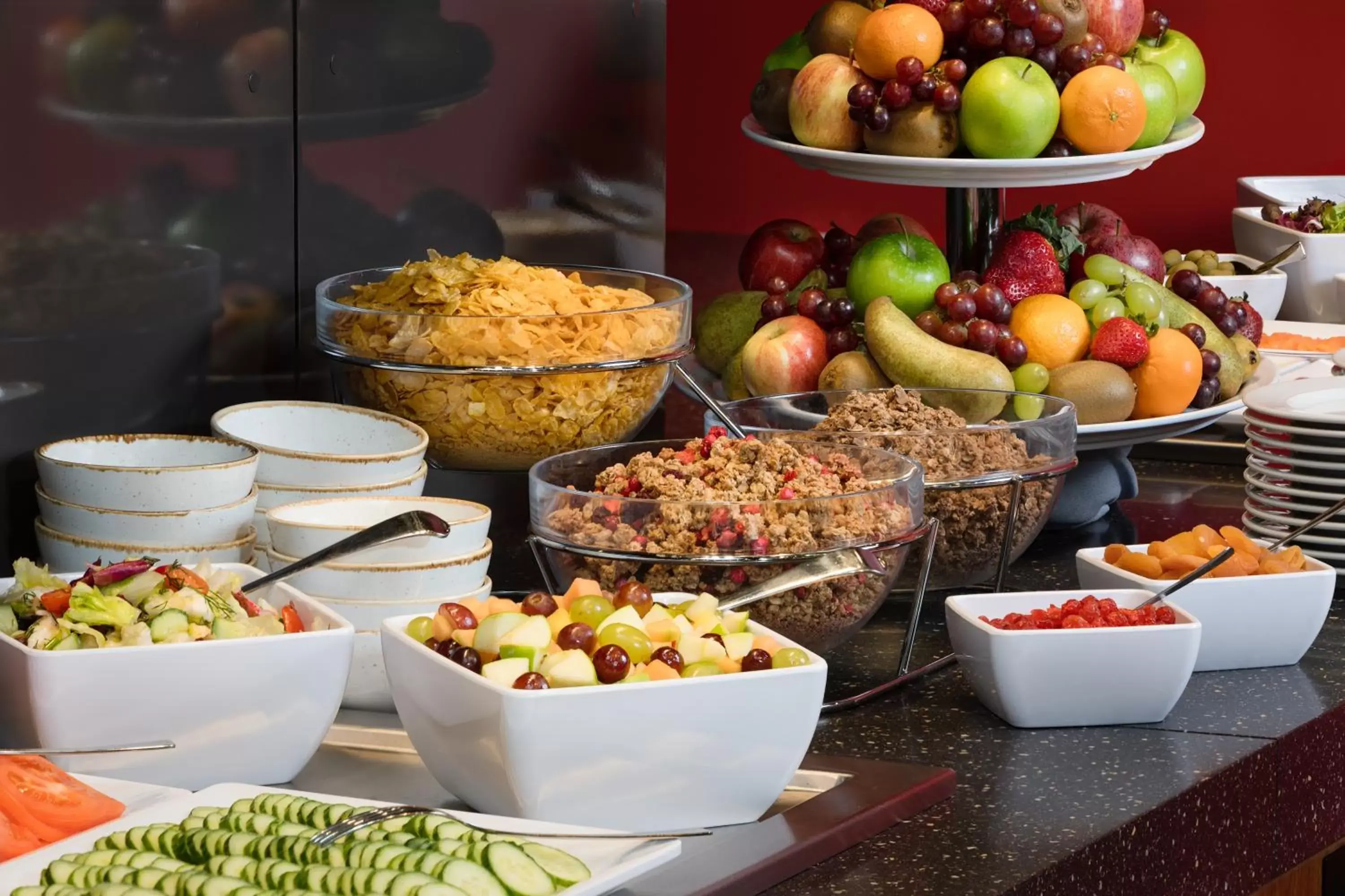 Buffet breakfast in V Spa & Conference Hotel Buffet breakfast in V Spa & Conference Hotel