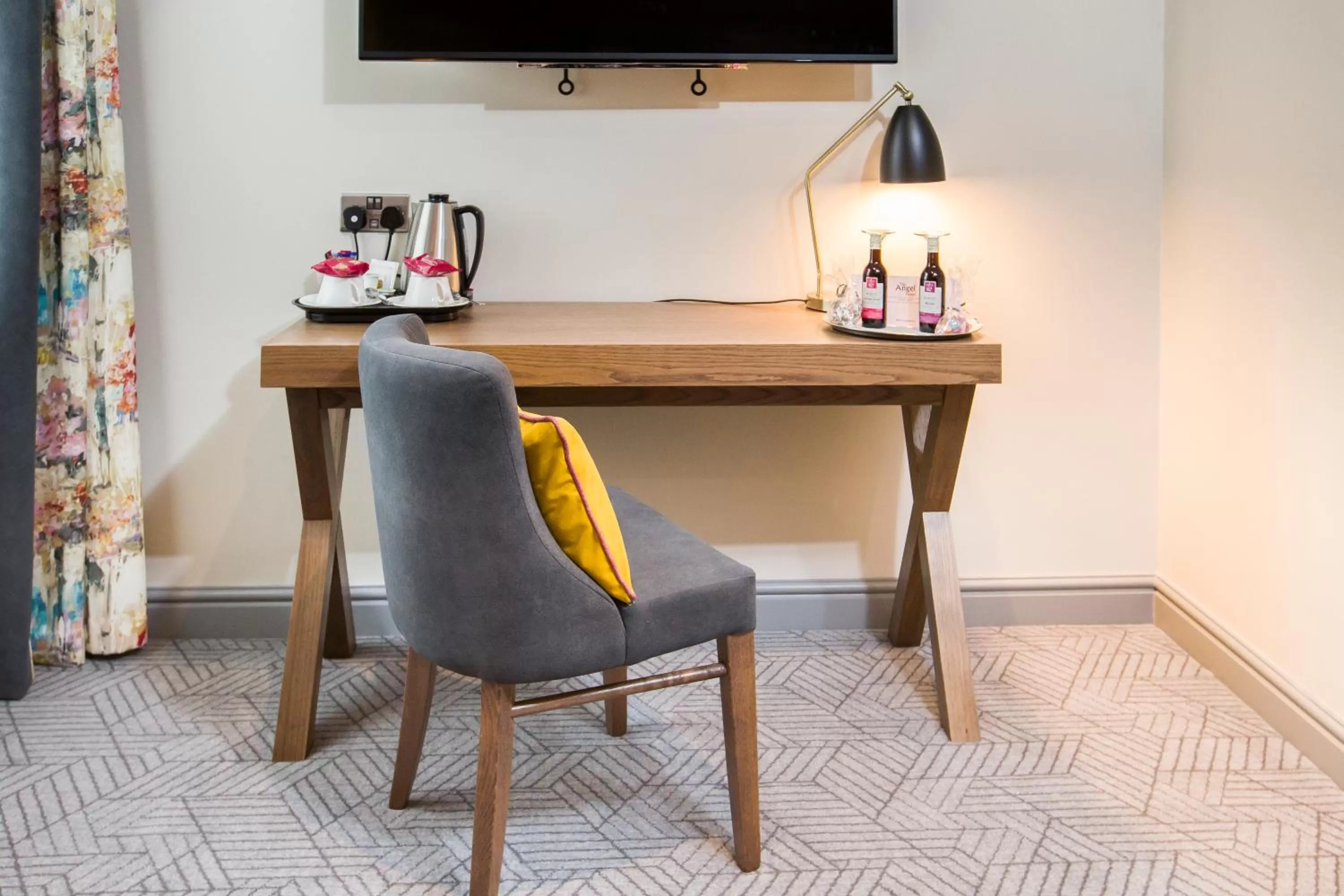 hair dresser in The Angel Hotel