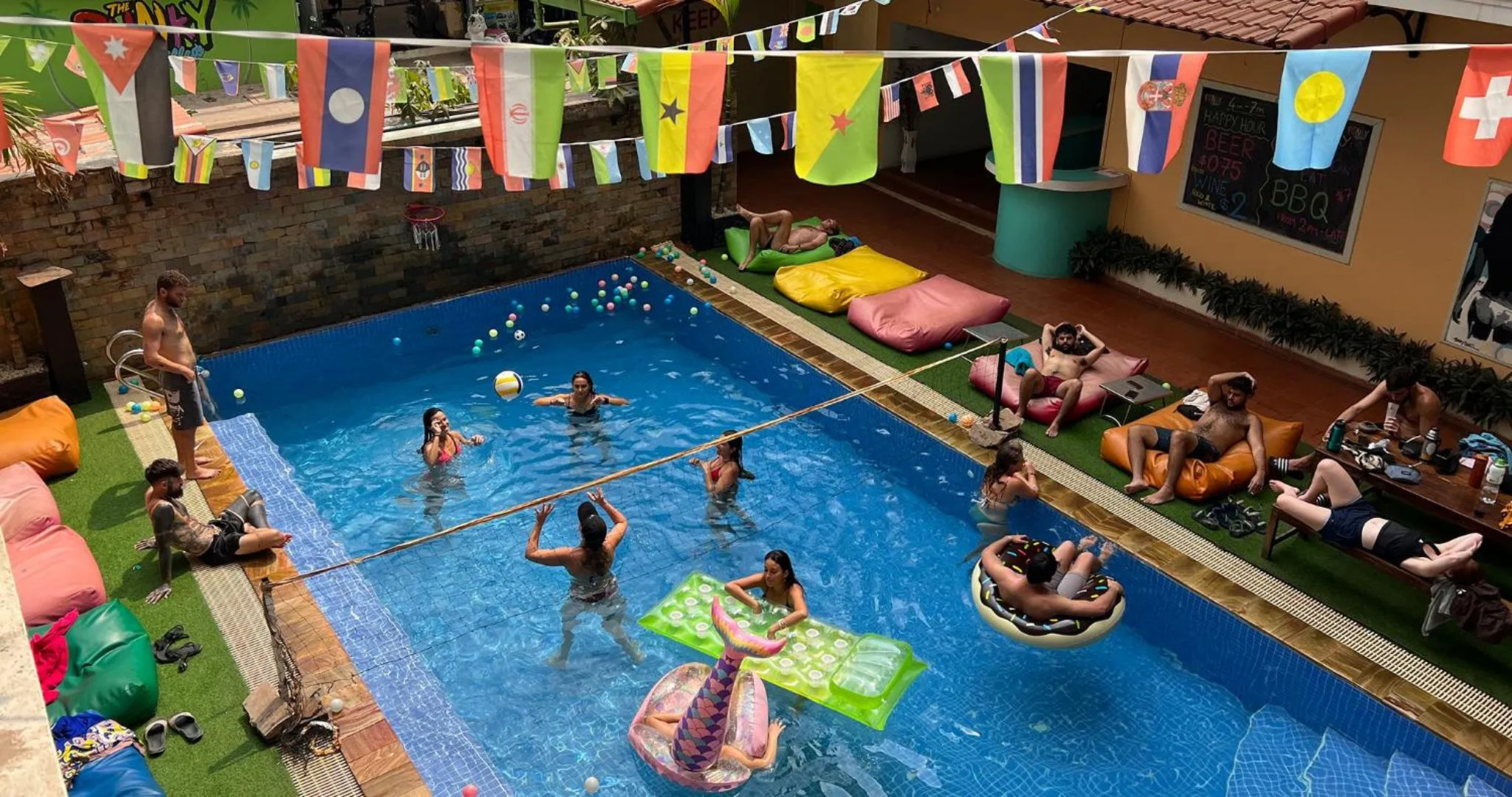 Swimming pool in The Funky Village