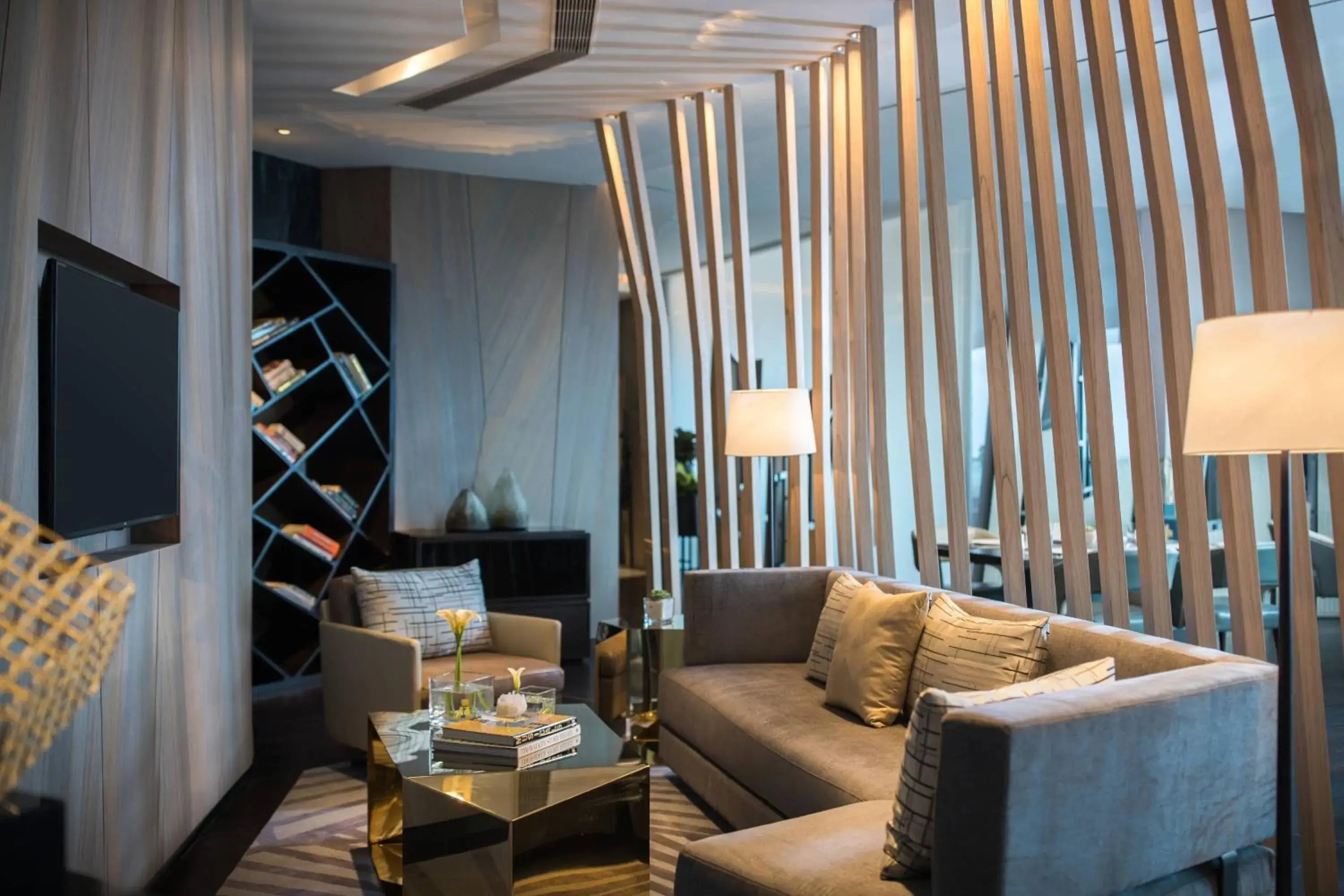 Living room, Seating Area in Renaissance Haikou Hotel