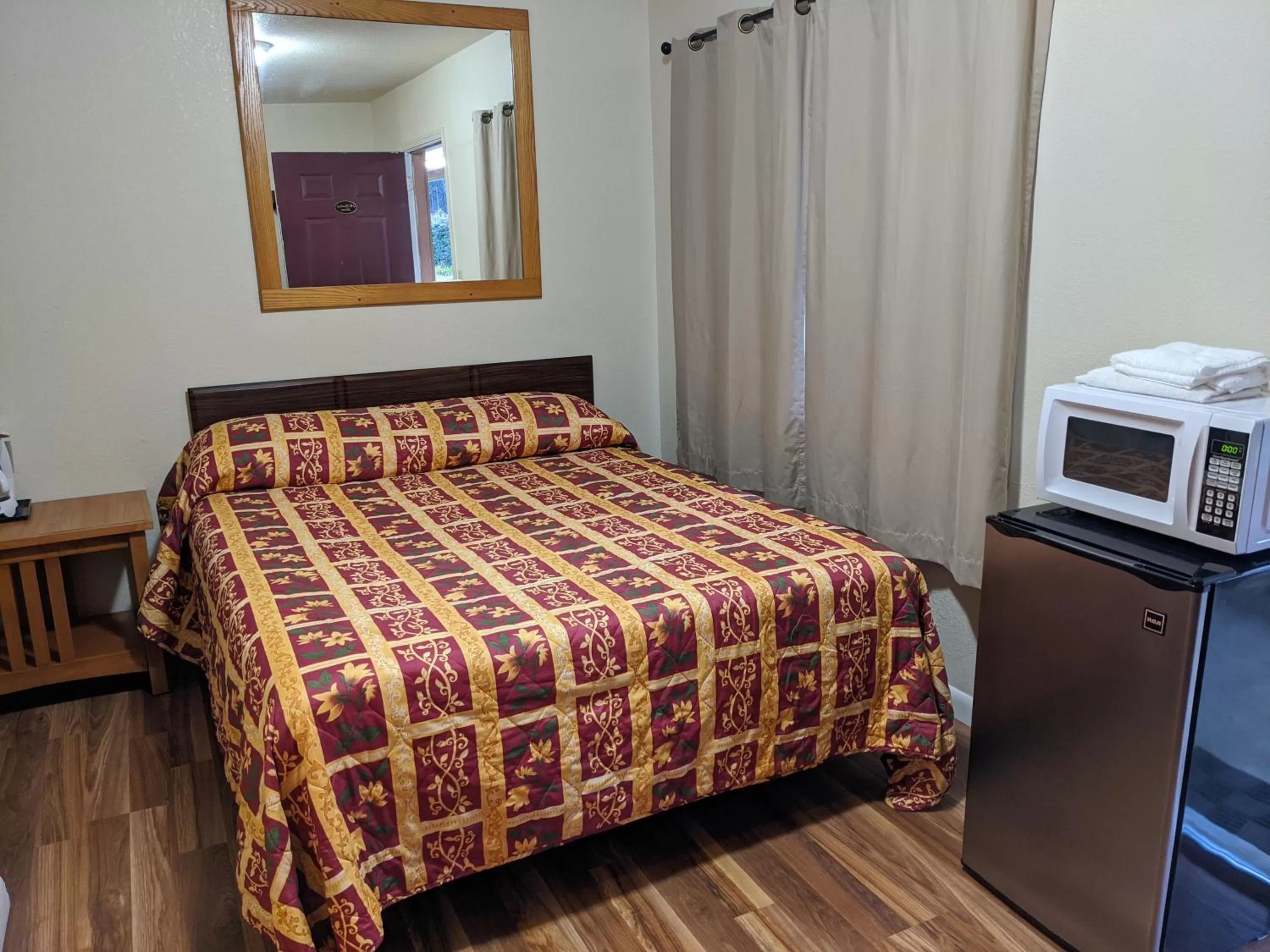 Bed in Seadrift Motel & RV Park