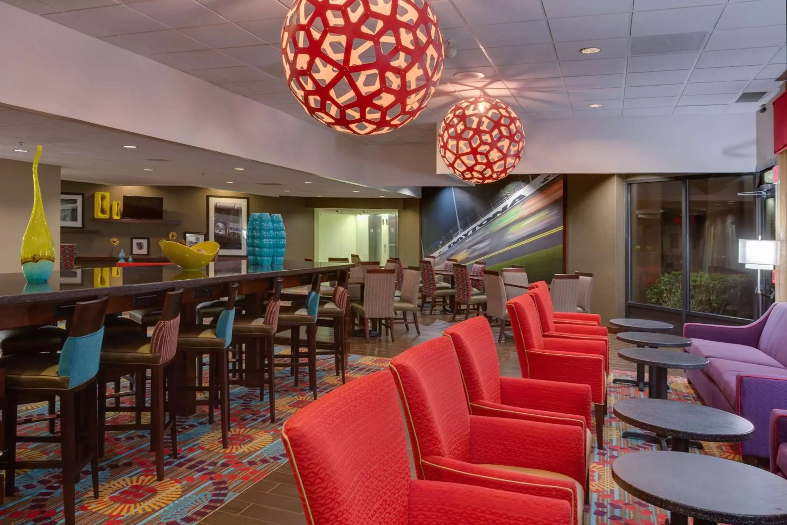 Dining area, Restaurant/Places to Eat in Hampton Inn Daytona Speedway-Airport