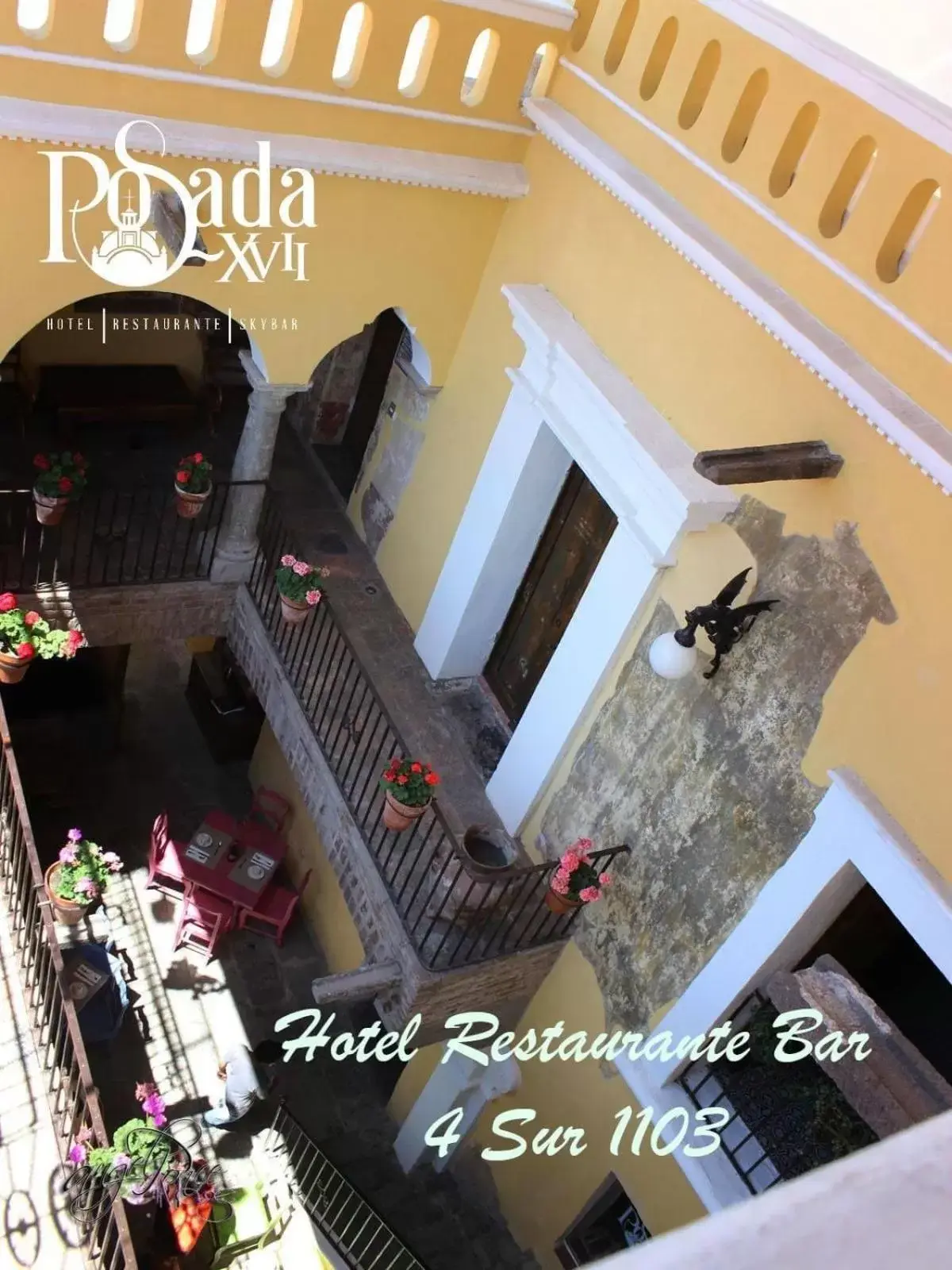 View (from property/room), Bird's-eye View in Hotel Boutique Posada XVII