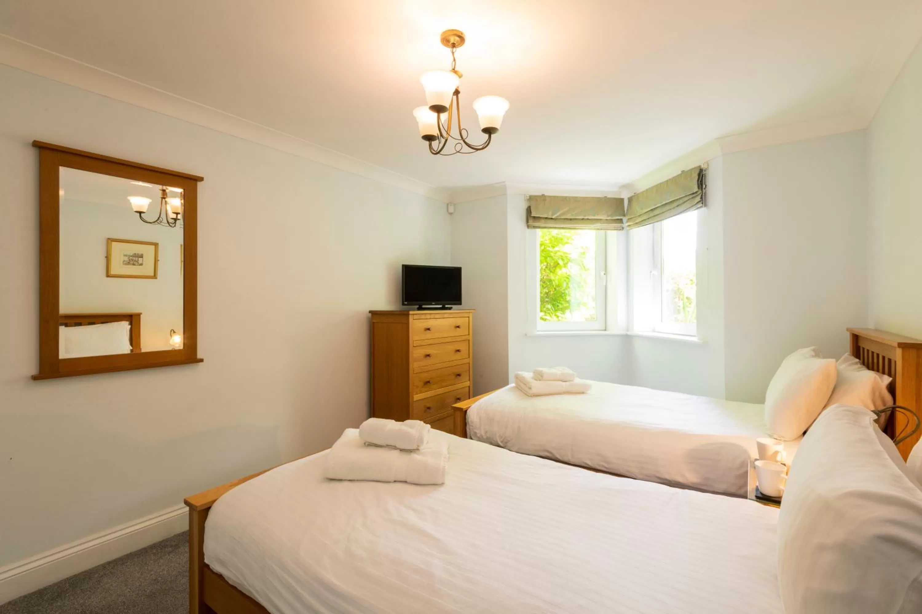 Bed in Porth Veor Manor Villas & Apartments