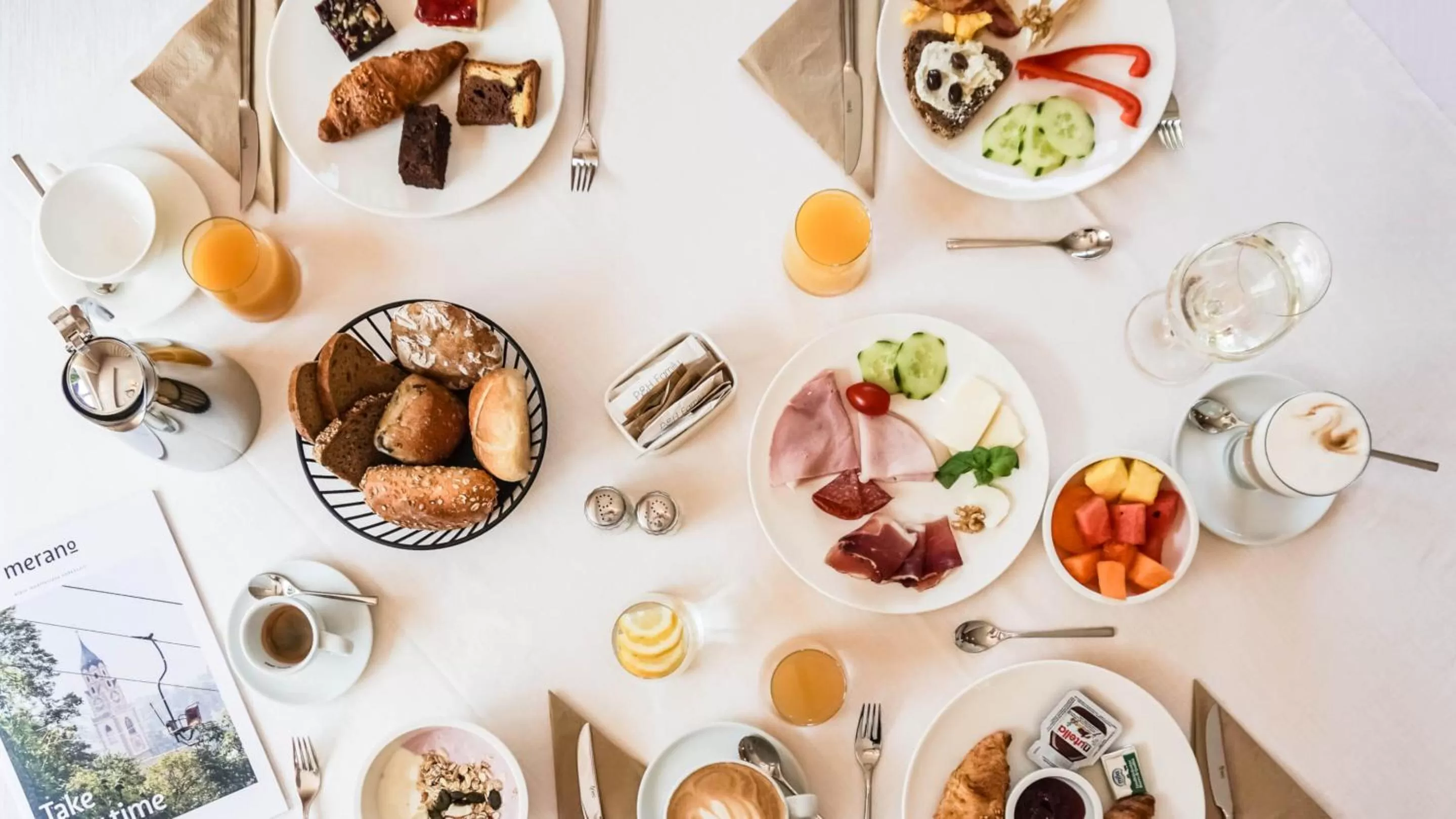 Food and drinks in Hotel Villa Laurus