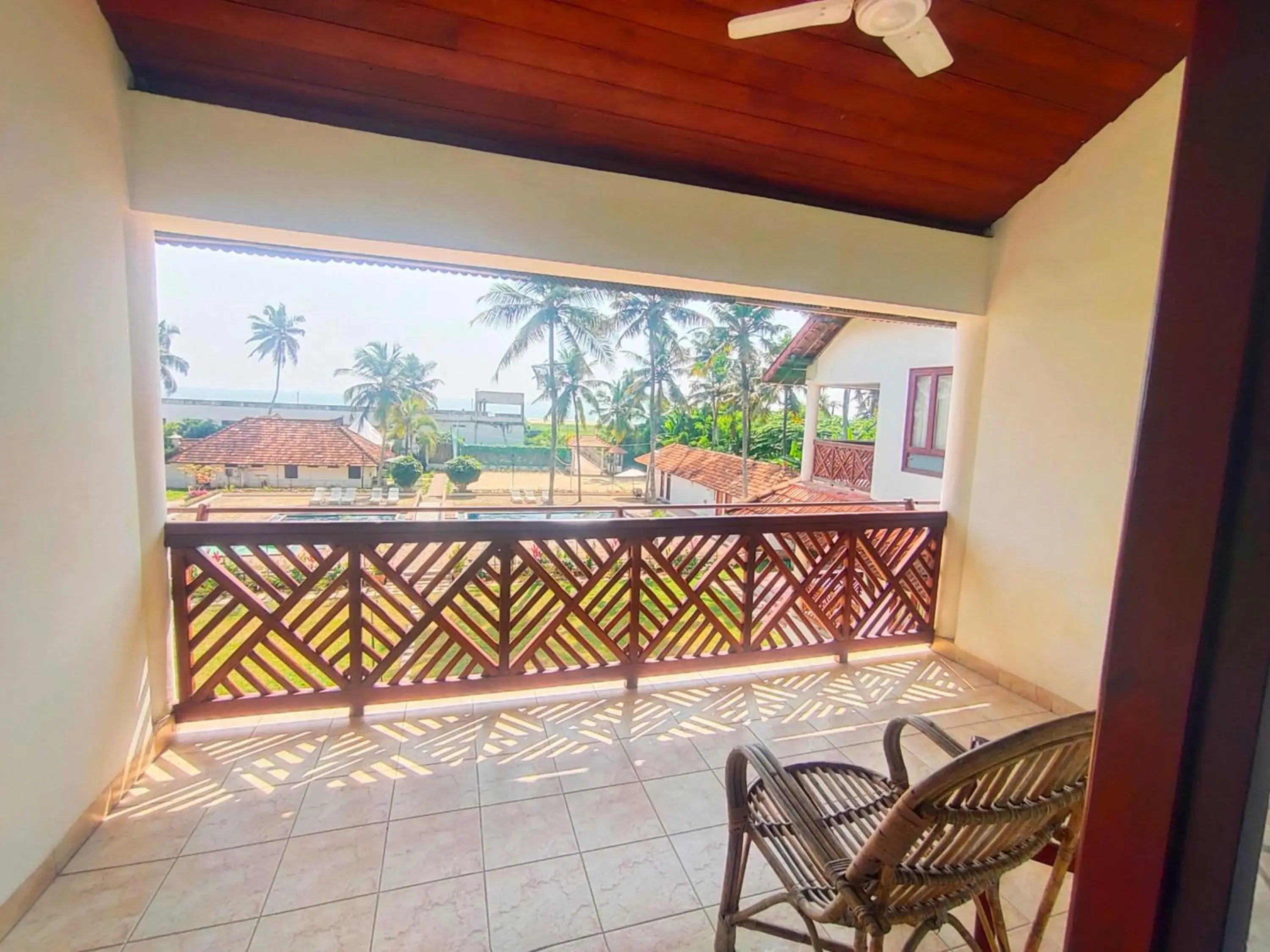 Balcony/Terrace in The Travancore Heritage Beach Resort