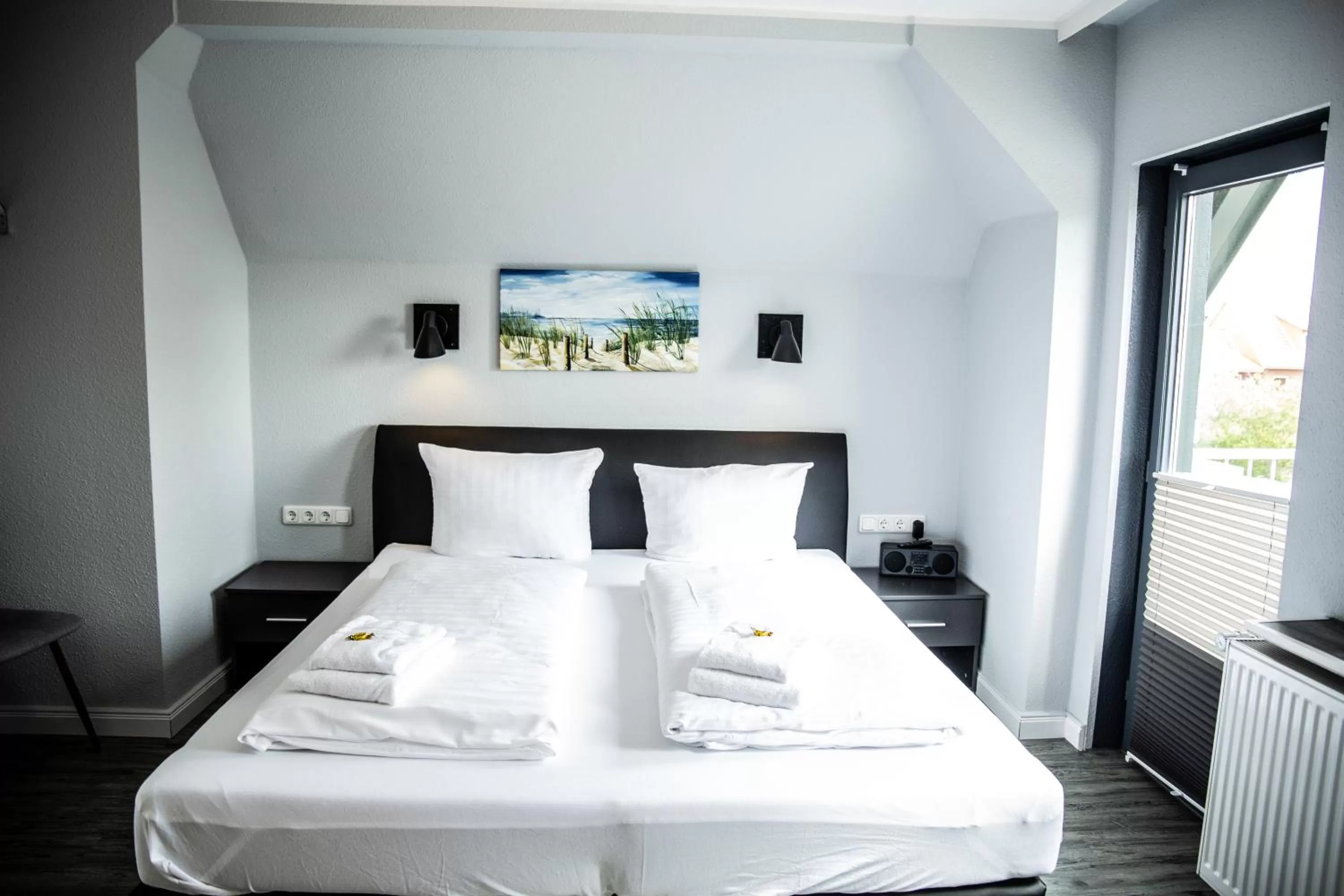 Bed in Hotel Tum Stüürmann