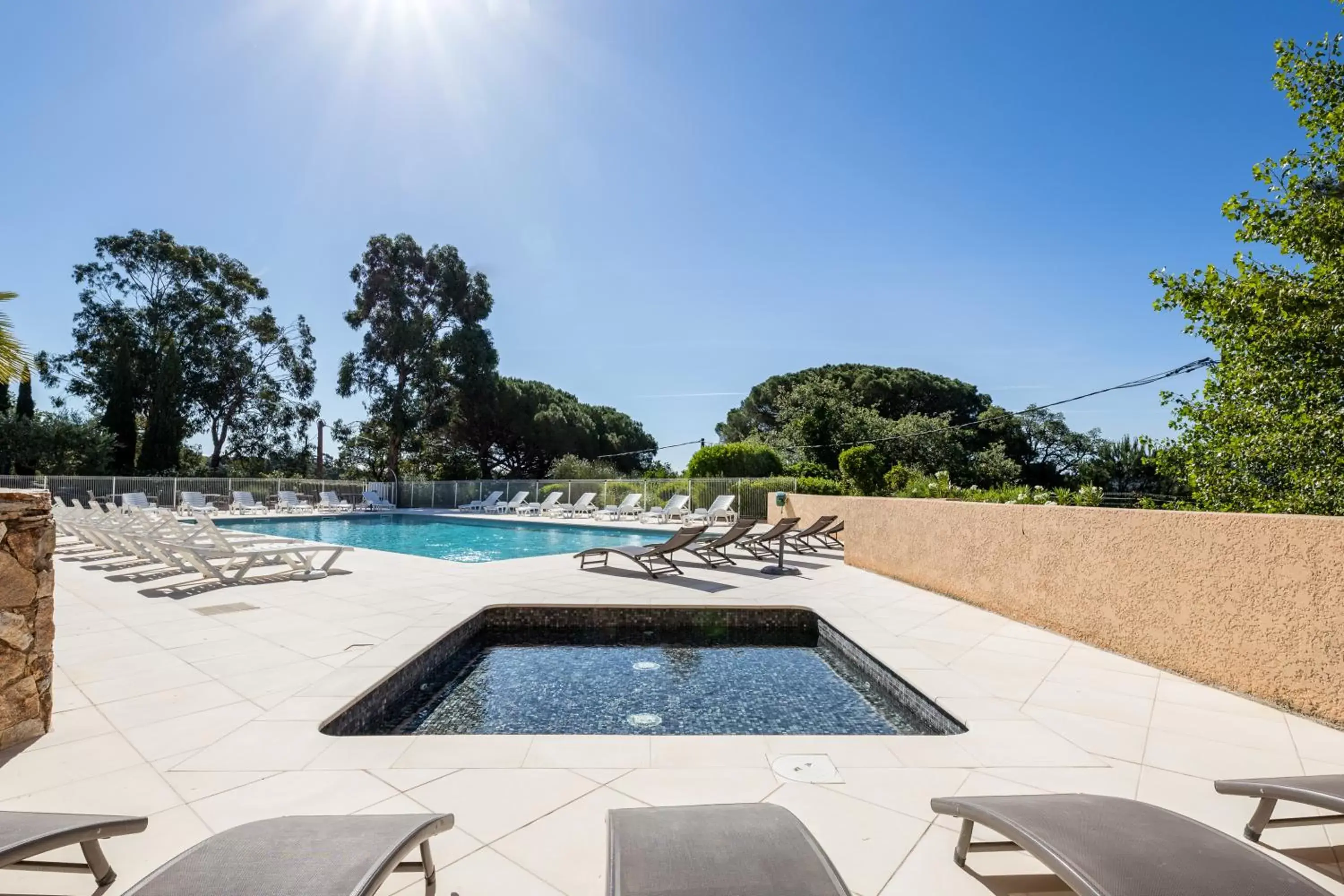 Swimming Pool in Garden & City Les Bastides de Grimaud