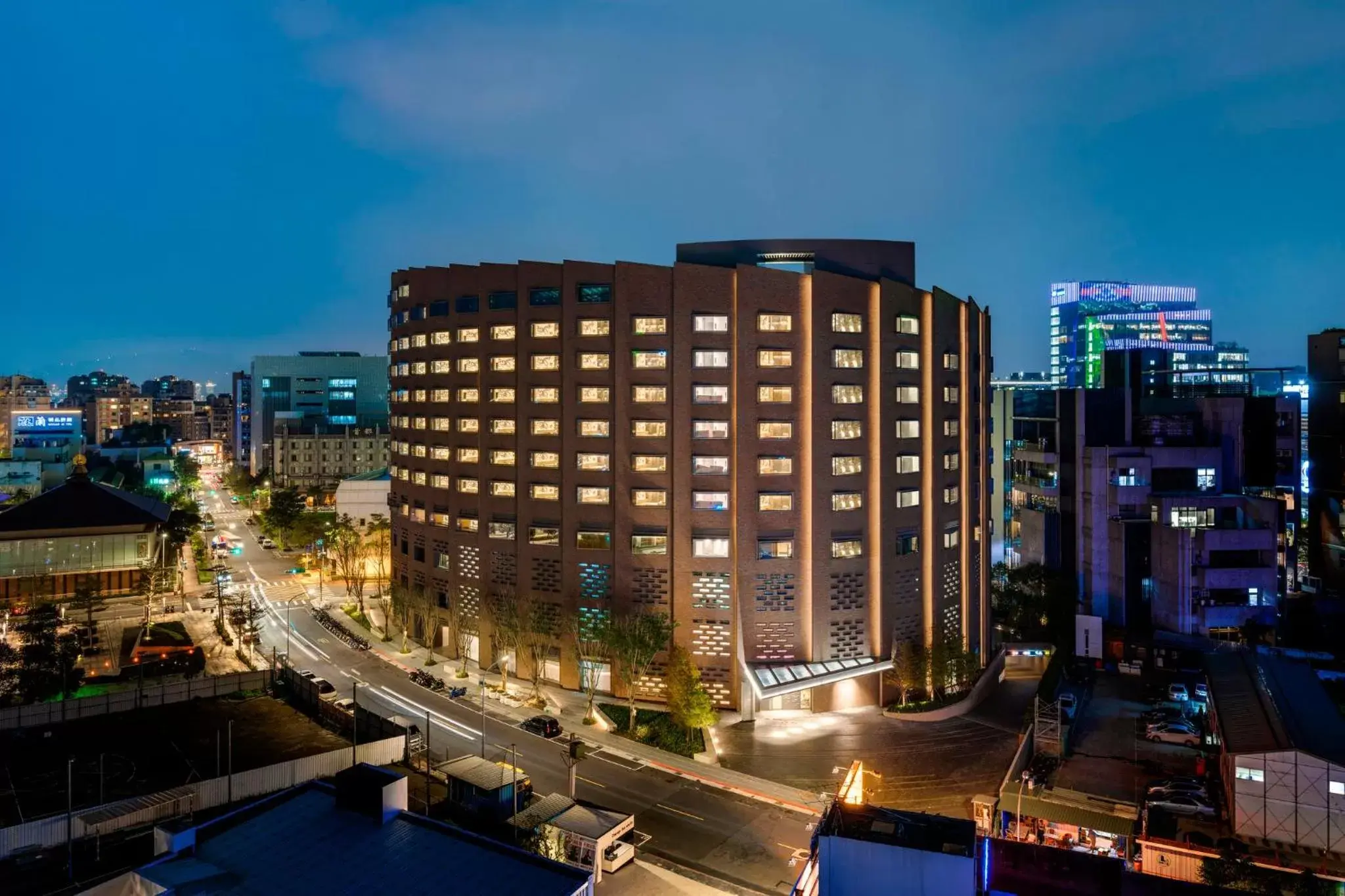 Property building in Hotel Indigo Taipei North, an IHG Hotel