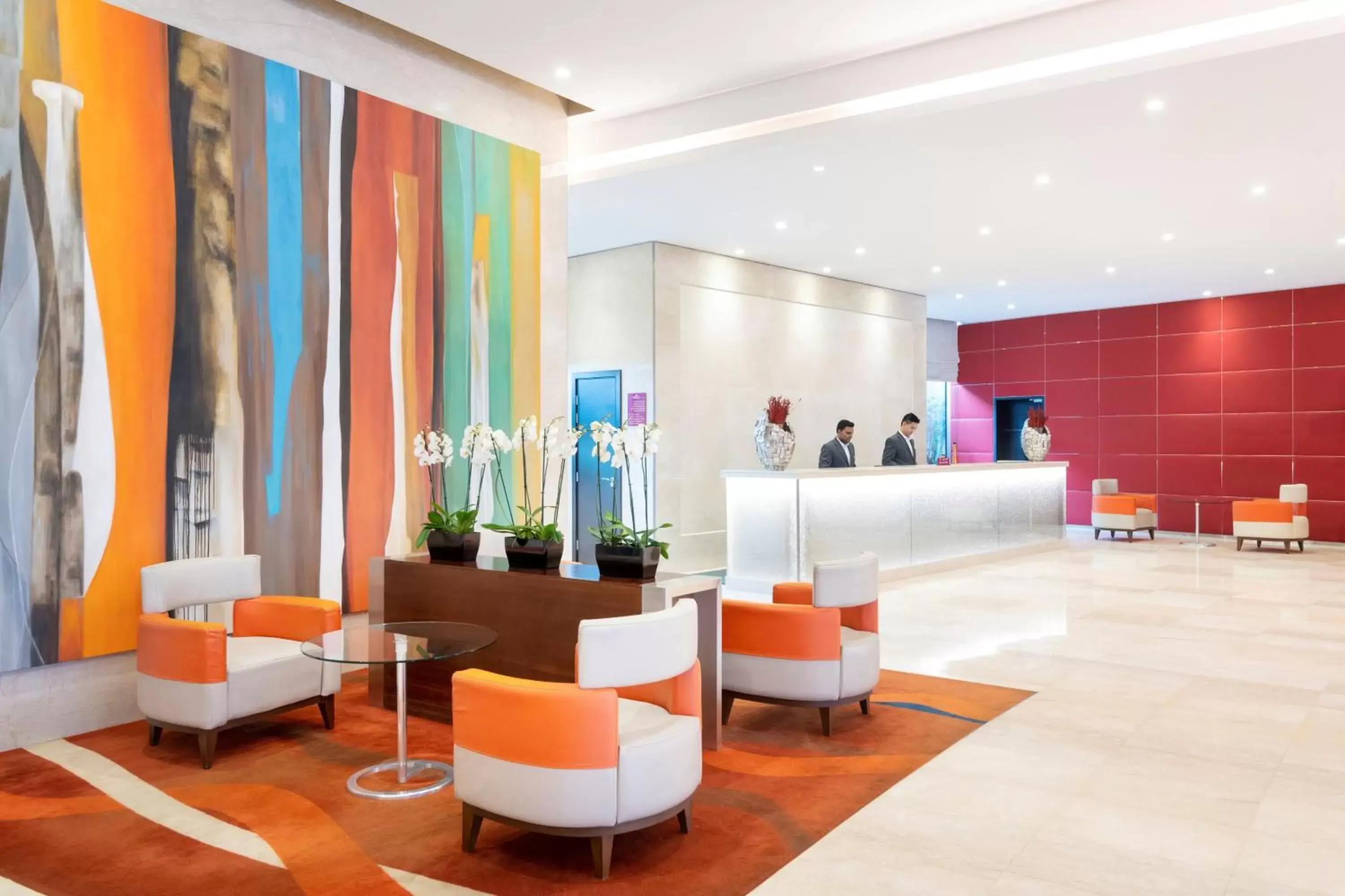 Property building, Lobby/Reception in Crowne Plaza Doha - The Business Park, an IHG Hotel