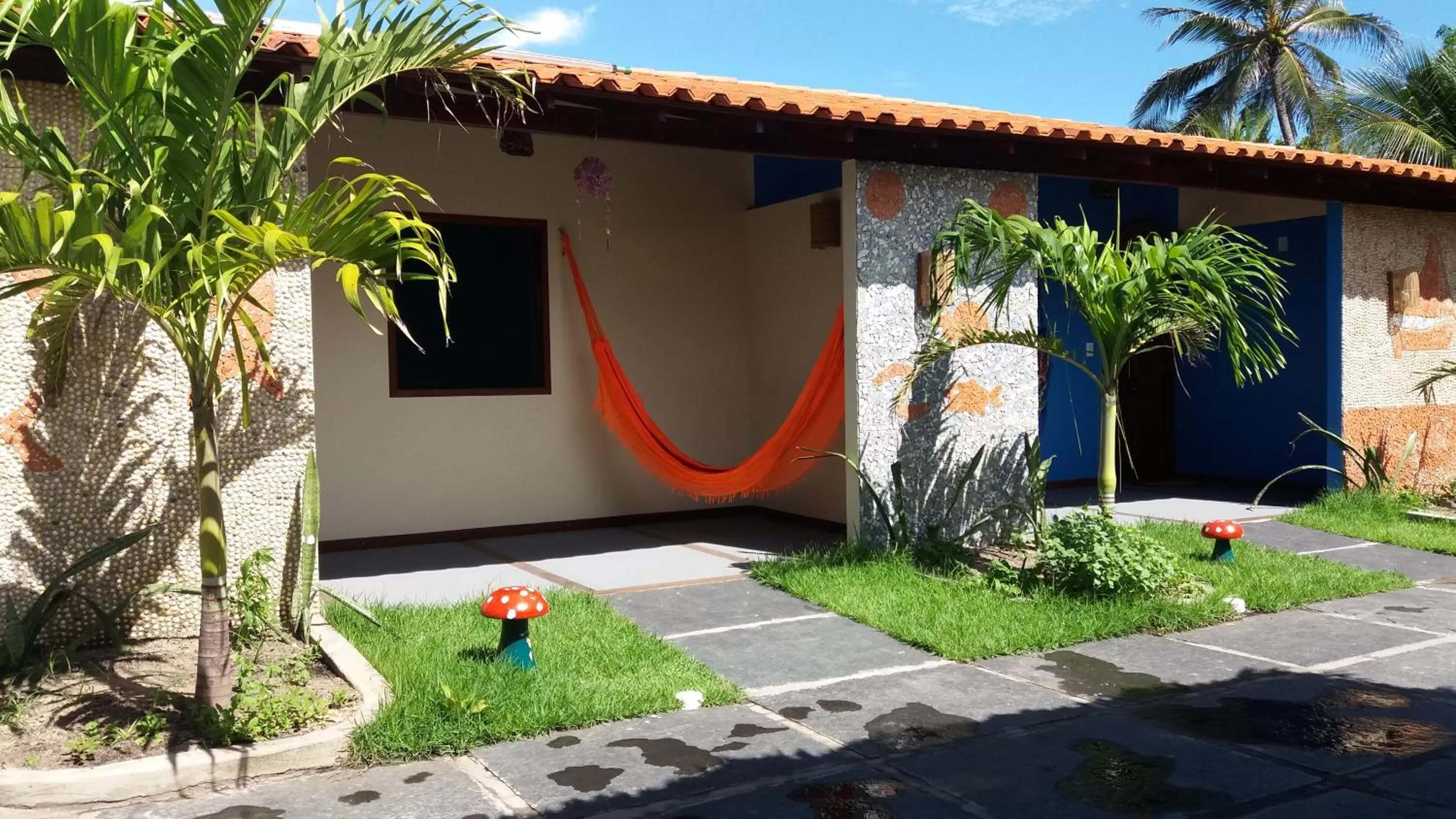 Balcony/Terrace in Pousada vila de pescador