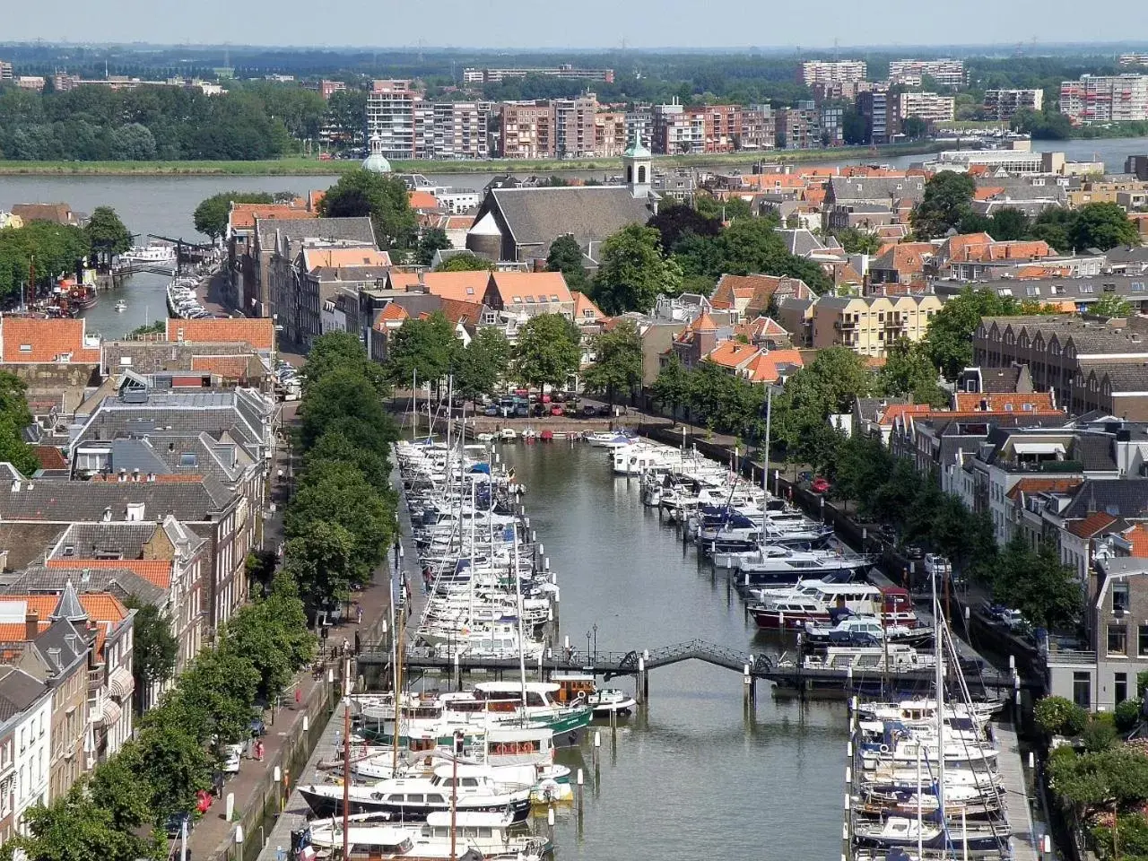 Nearby landmark, Bird's-eye View in Postillion Hotel Dordrecht